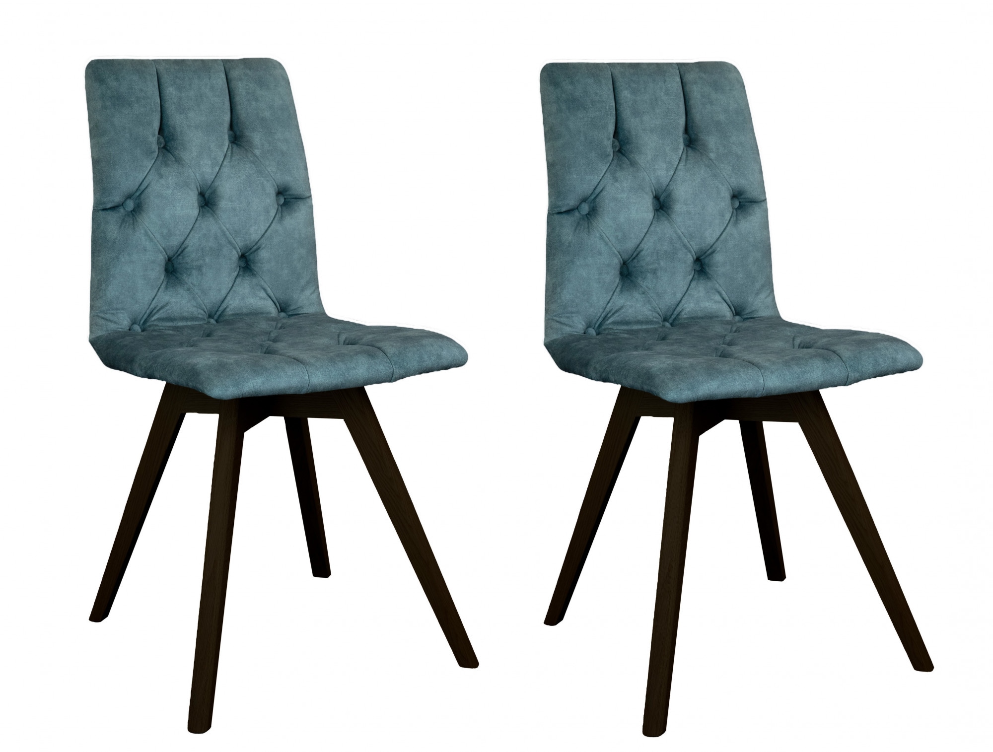 andas Esszimmerstuhl »Rania«, (Set), 2 St., Samtvelours, mit Massivholzbein günstig online kaufen