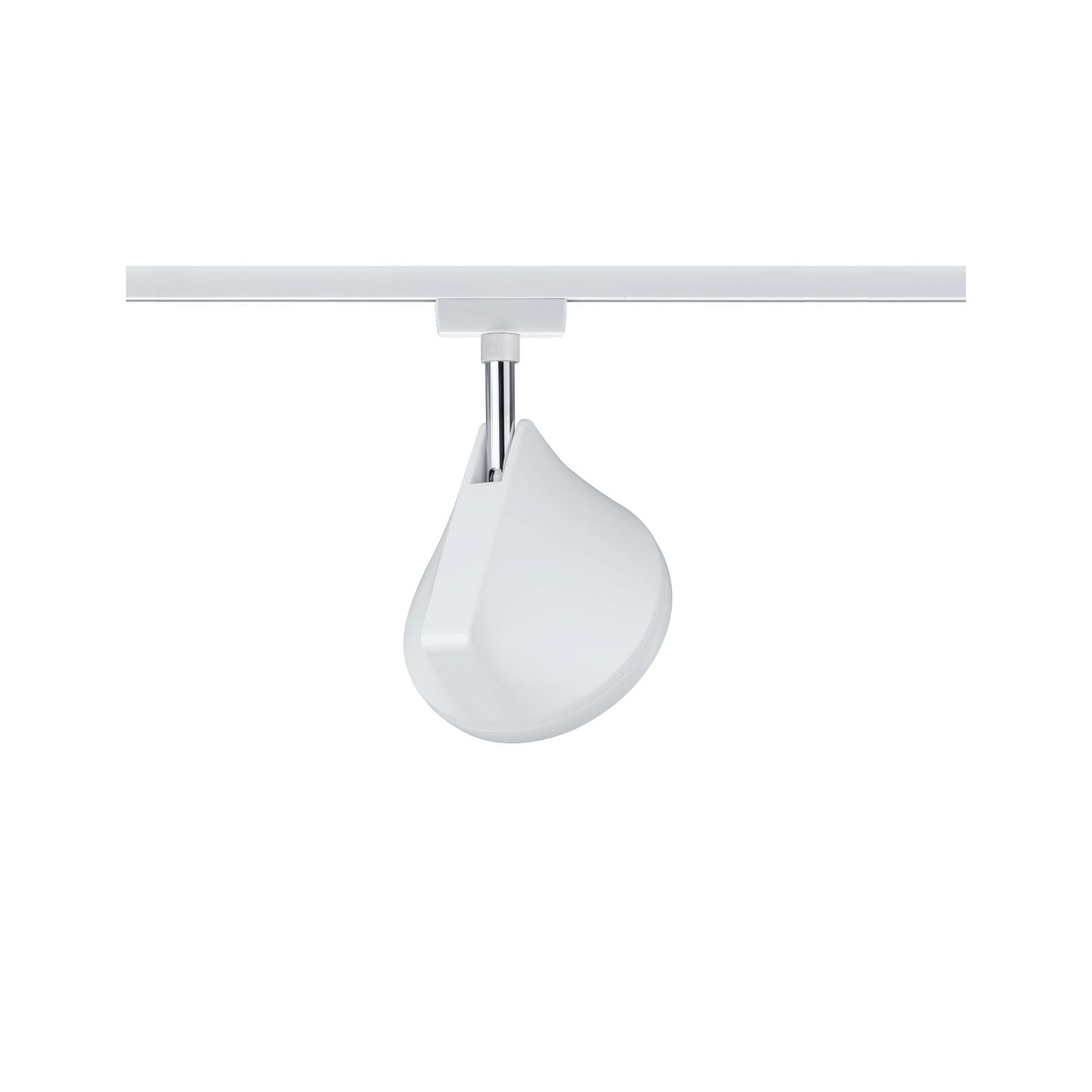 Paulmann Schienensystem-Leuchten »URail Schienenspot Arena 800lm 14W 2700K 230V Schwarz matt, Chrom«, Einzelspot, dimmbar