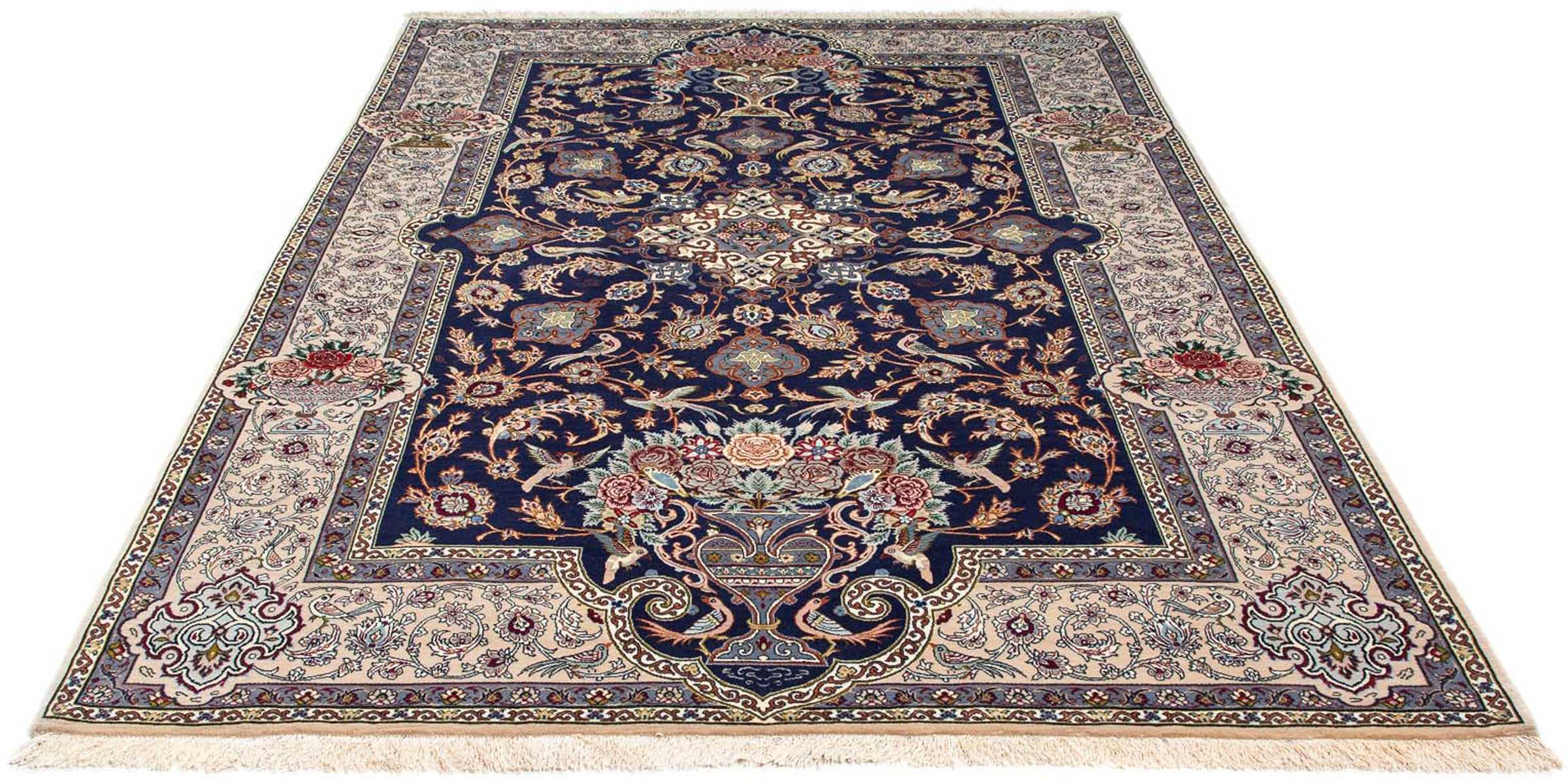 morgenland Orientteppich »Perser - Isfahan - Premium - 235 x 160 cm - dunke günstig online kaufen