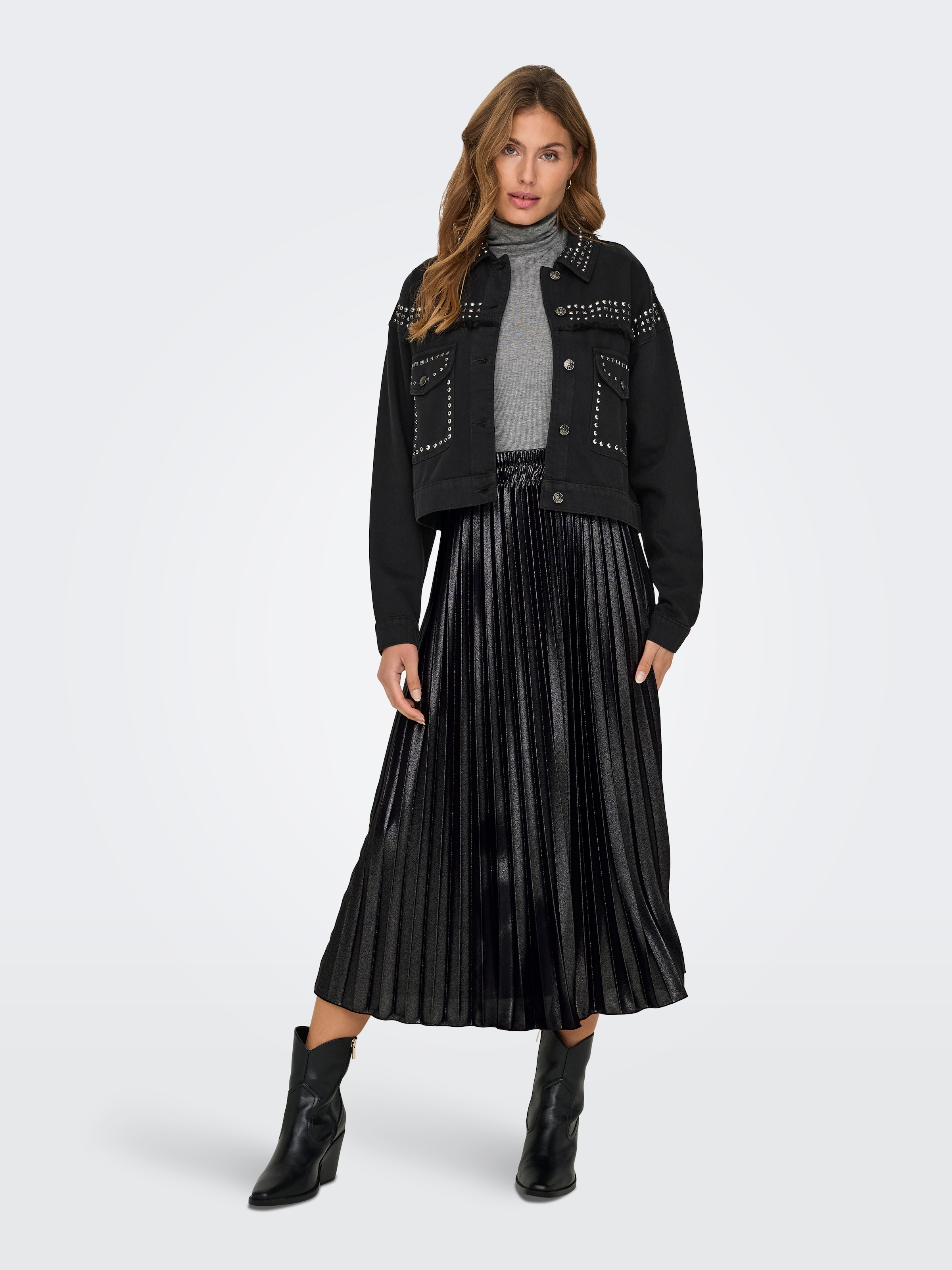 ONLY Plisseerock »ONLLYON PLEATED SHINE SKIRT JRS NOOS«