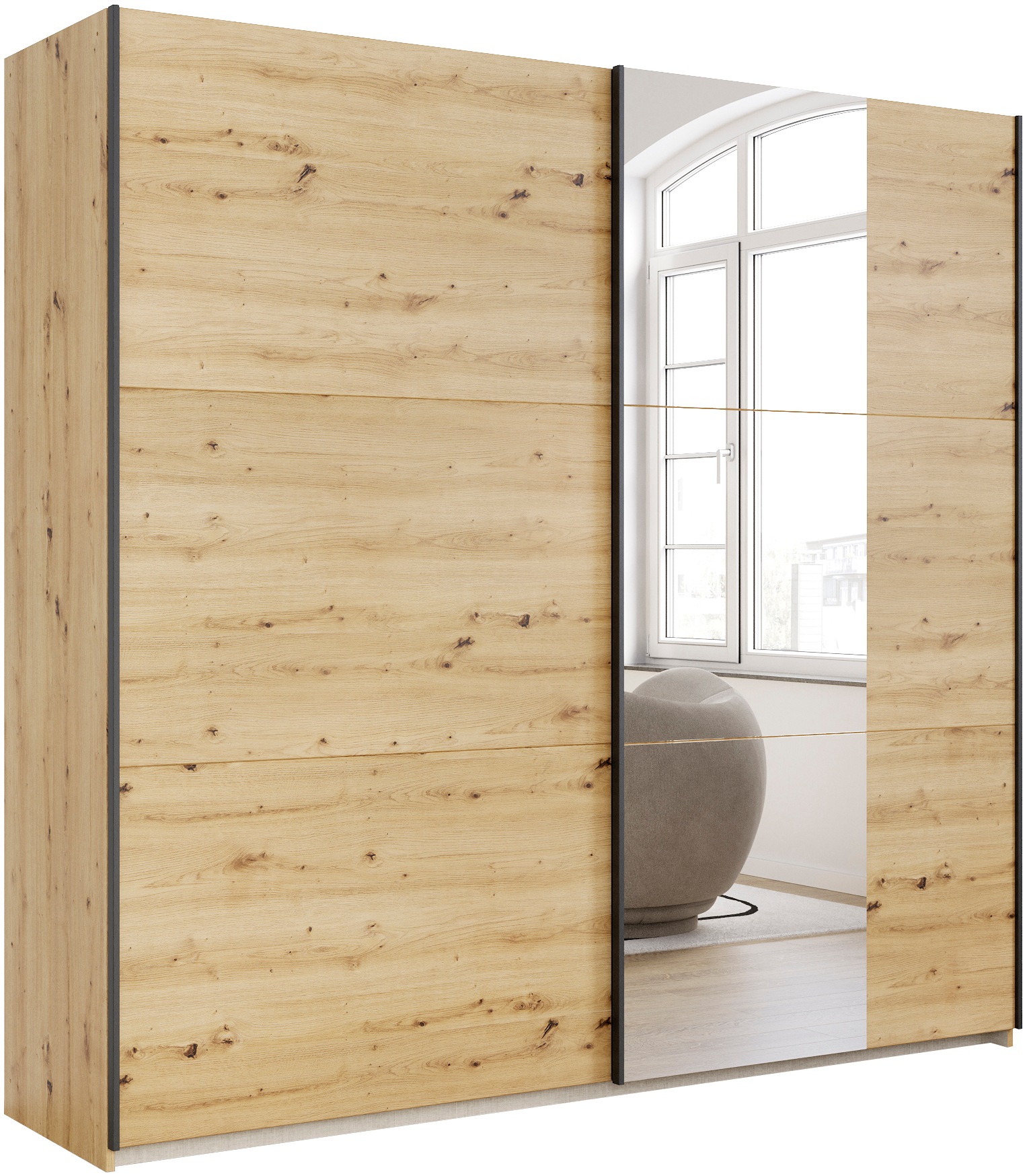 rauch Kleiderschrank »Kleiderschrank Drehtürenschrank Schrank Garderobe KRO günstig online kaufen