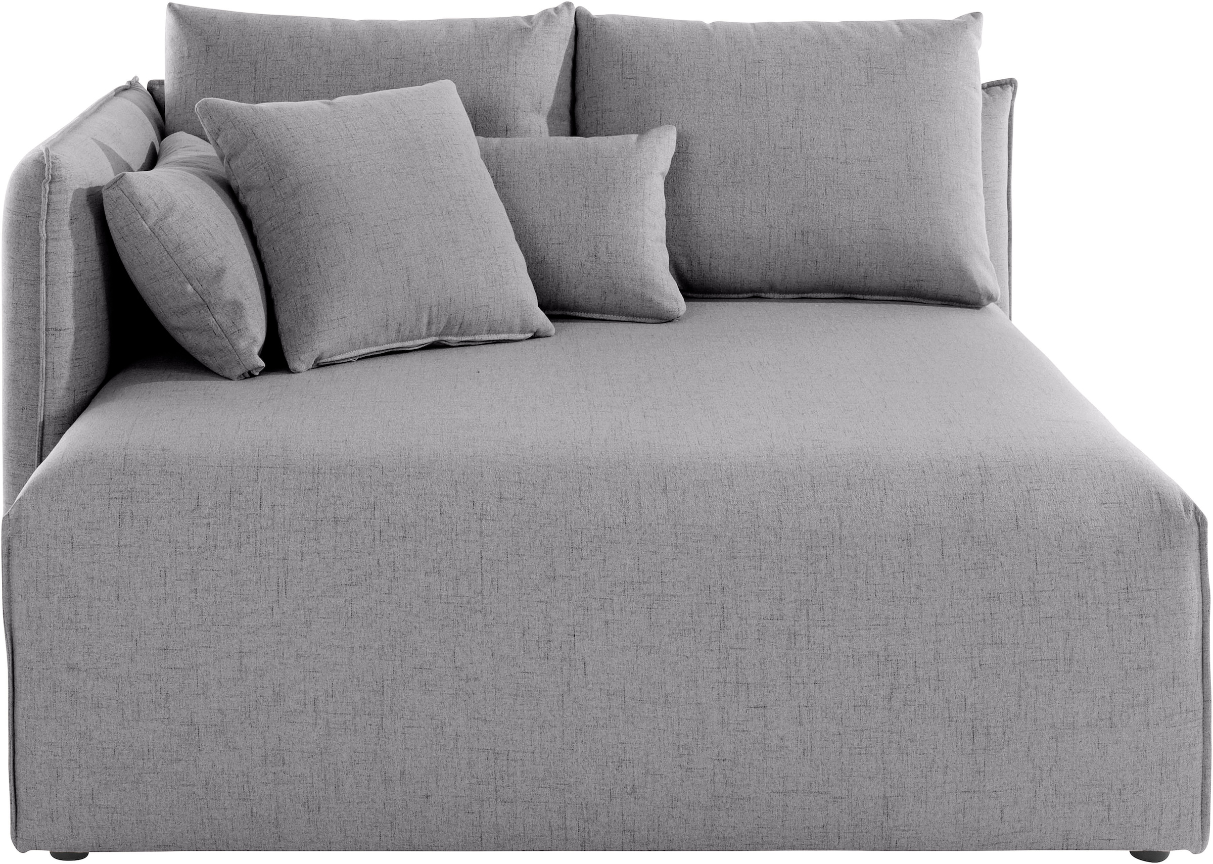 andas Ottomane »Nöre«, kurzes Lounge-Modul - zum Zusammenstellen, Breite 138 cm, Tiefe 128 cm
