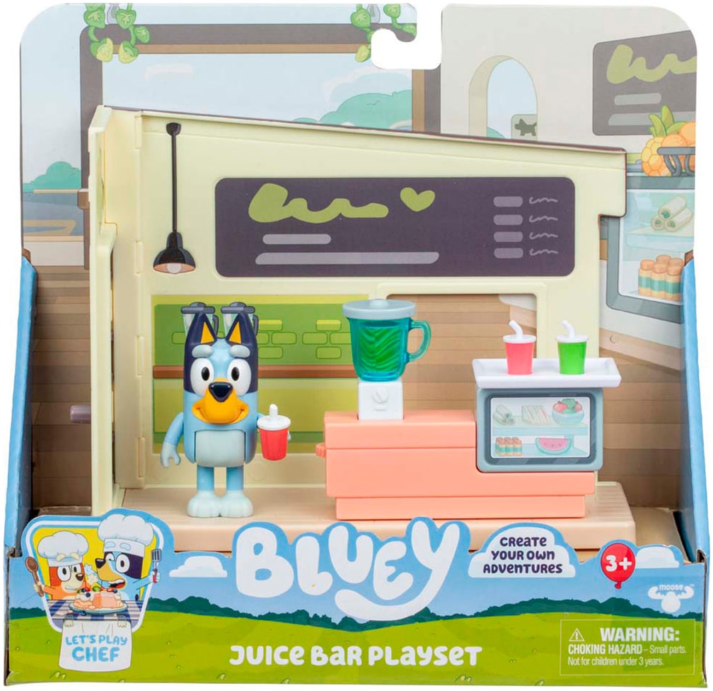 Moose Spielwelt »Bluey, Mini-Spielset , Let's Play Chef Saftbar«