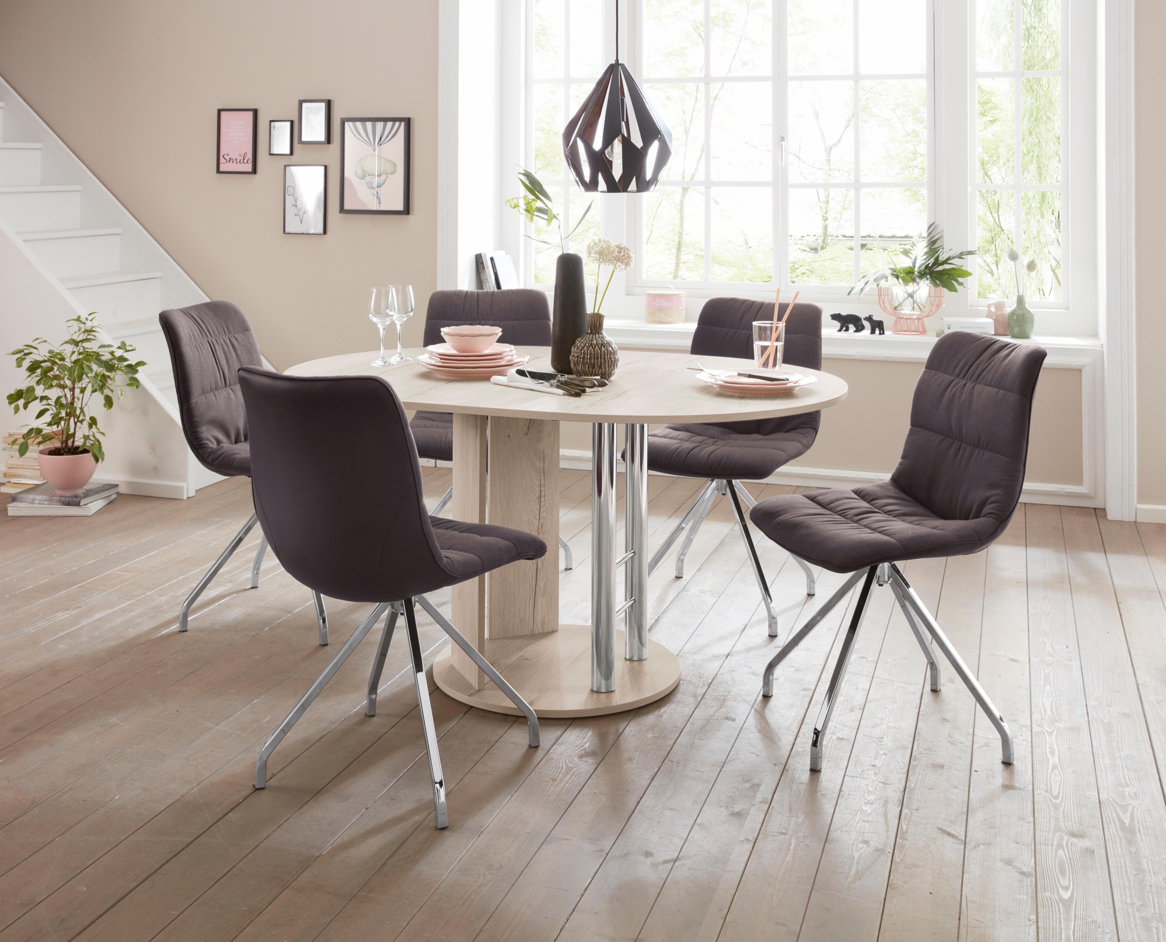 9. Bild von Home affaire Säulen-Esstisch »Rondell«