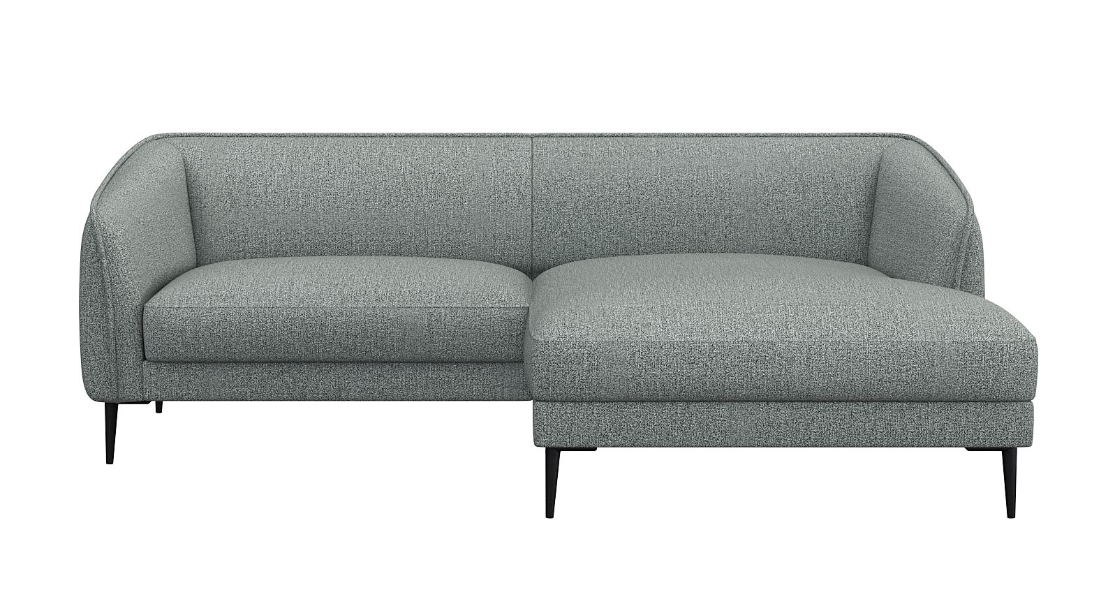 FLEXLUX Ecksofa "Belle Designsofa, bequem durch Kaltschaum im Sitz, L-Form" günstig online kaufen