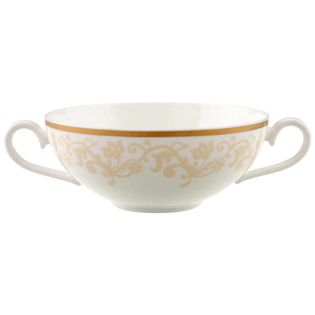 Villeroy & Boch Tasse »Suppen-Obertasse Ivoire 200 ml weiß-gold« günstig online kaufen
