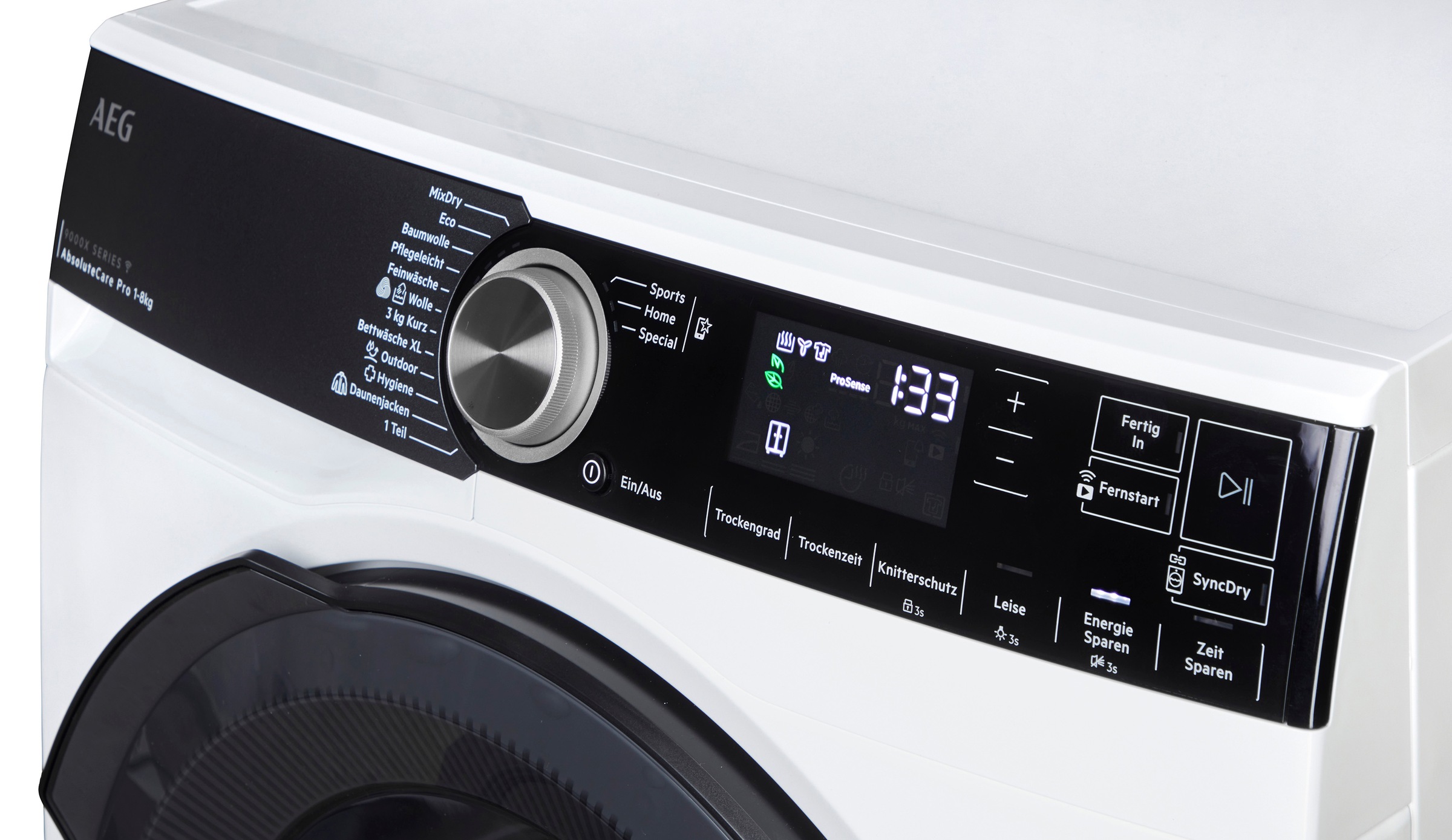 AEG Wärmepumpentrockner »TR9XW80880« 9000 AbsoluteCare® Plus Dreifach A-Klasse -leise, effizient & trocken ohne Raumfeuchtigkeit