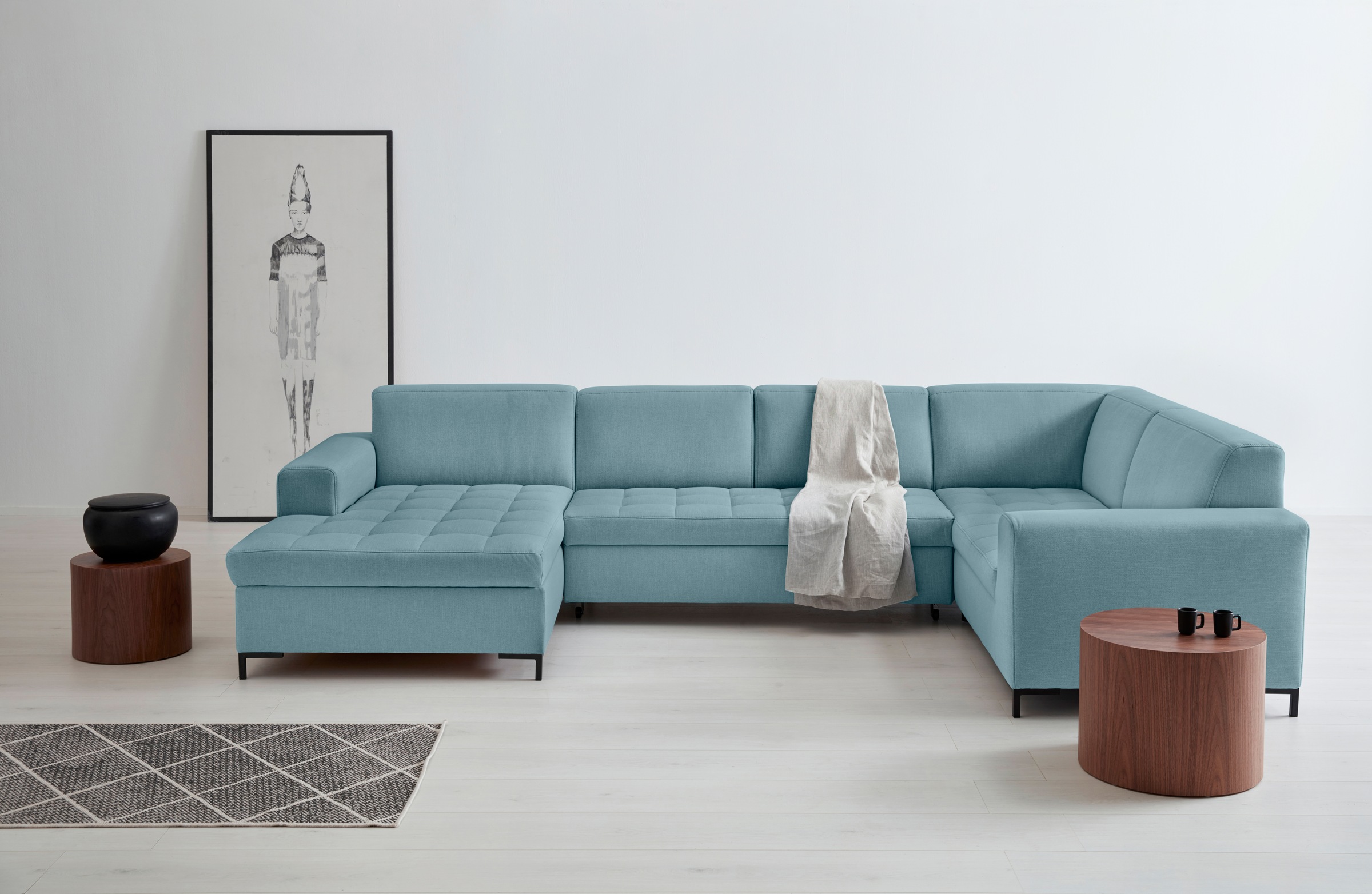 OTTO products Wohnlandschaft »Grazzo, aktuelle Steppung im Sitz, viel Platz günstig online kaufen