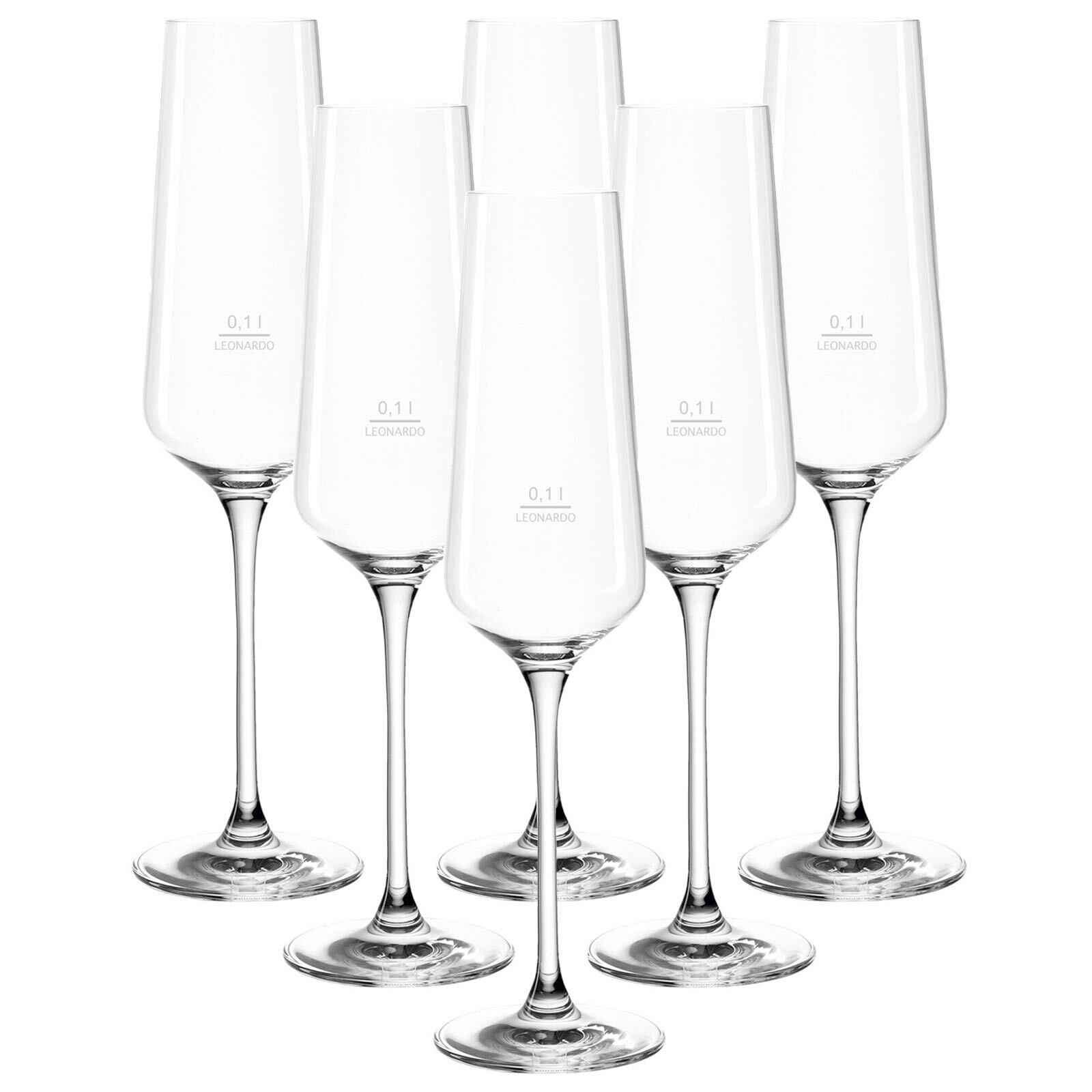 LEONARDO Sektglas »Sektgläser geeicht Puccini Gastro-Edition 0,1 l 6er Set günstig online kaufen