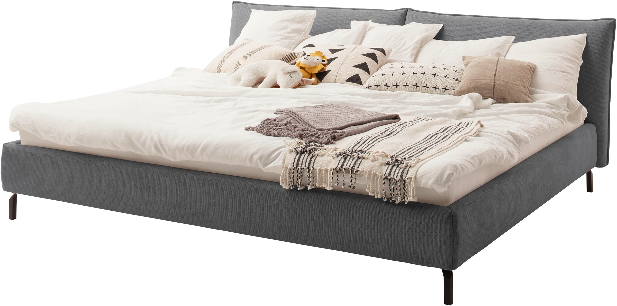 Home affaire Polsterbett »Fionara, modernes Familienbett, Liegefläche 240x2 günstig online kaufen