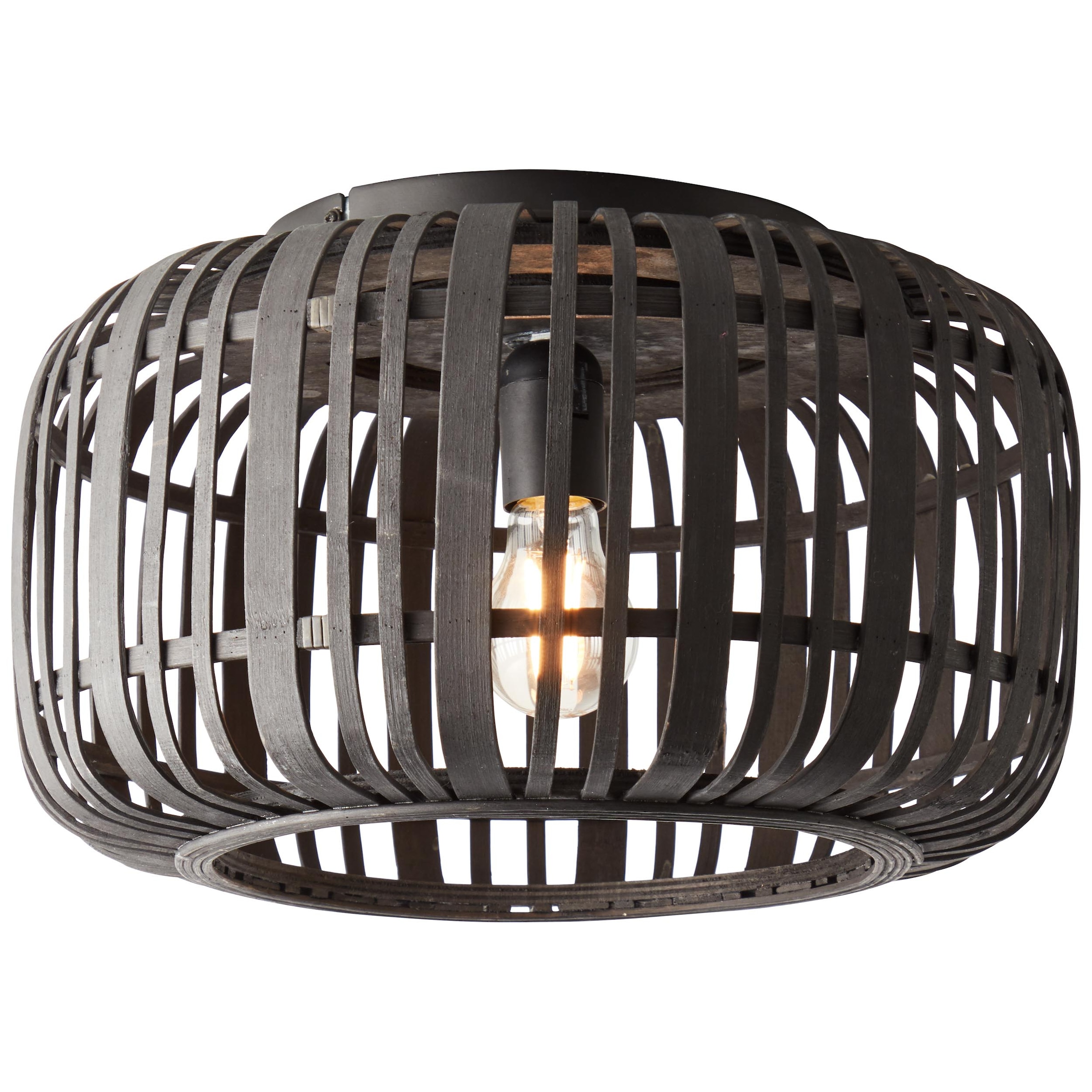 Brilliant Deckenleuchte »Woodrow«, 1 flammig, Leuchtmittel E27 | ohne Leuchtmittel, Deckenlampe 40cm holz