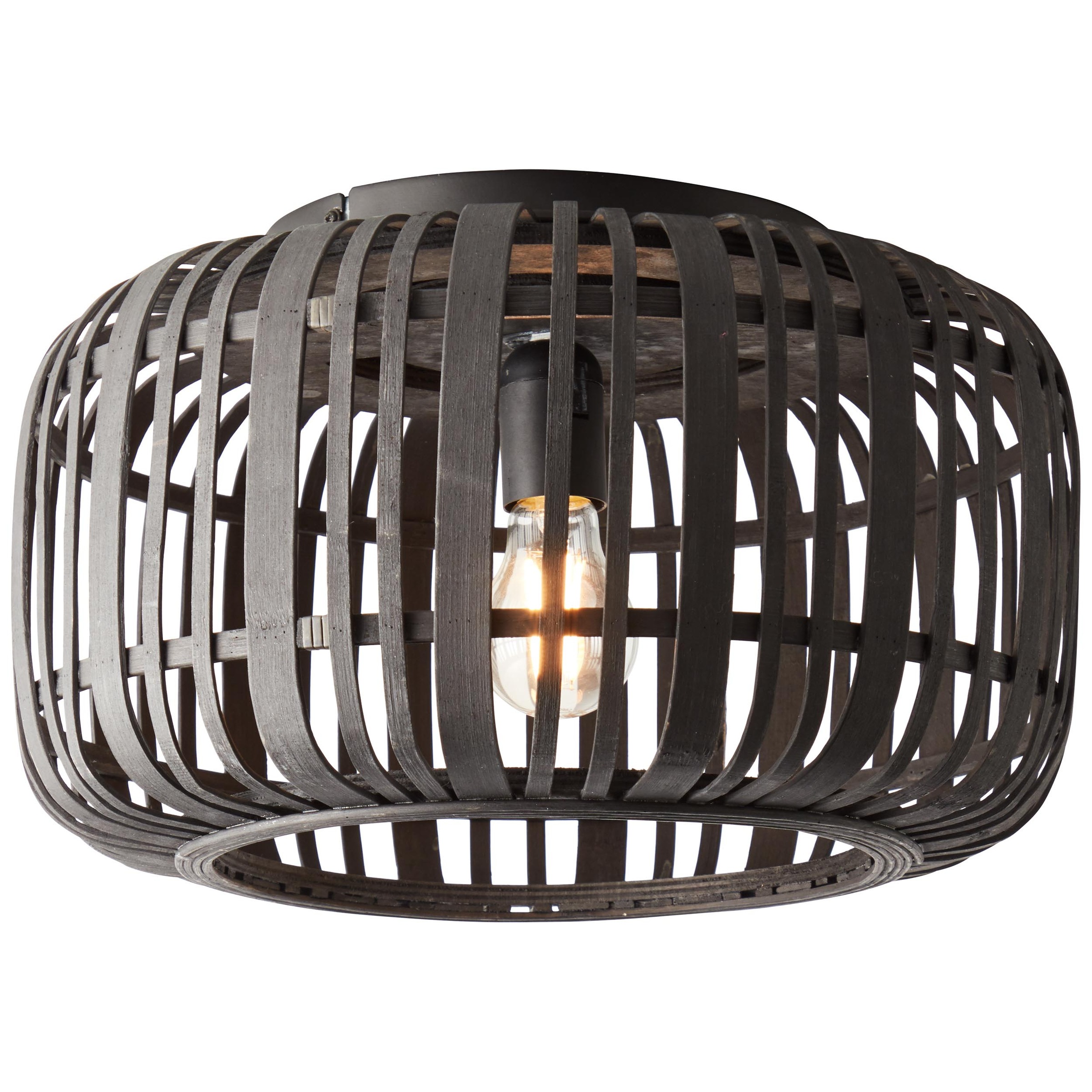 Brilliant Deckenleuchte »Woodrow« E27 1 Stk. Deckenlampe 40cm holz günstig online kaufen