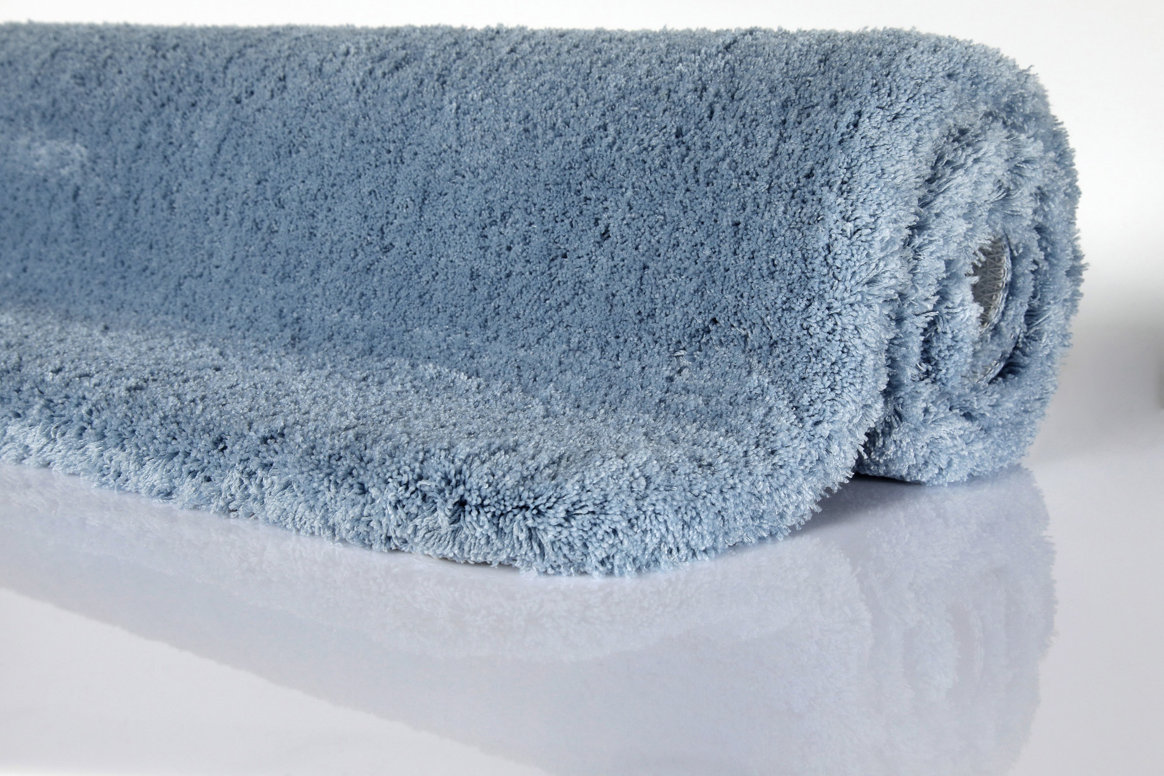 Homie Living Badematte »Porto Azzurro«, rutschhemmend beschichtet, fußbodenheizungsgeeignet-schnell trocknend, Badteppich, uni, rechteckig & rund, waschbar, Badezimmerteppich