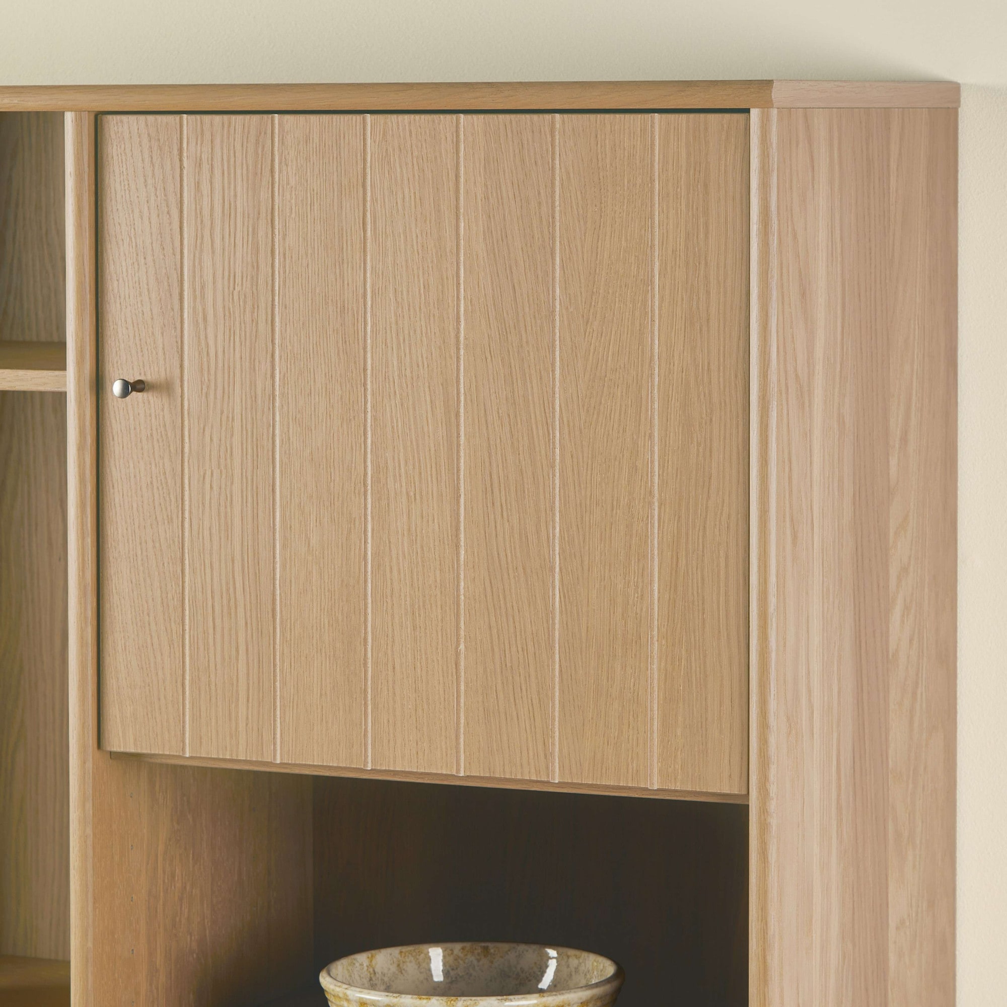 Hammel Furniture Sideboard »Mistral, Hochwertig Hängeregal, Wandregal, mit gerillteTür H: 38 cm«, und 2 verstellbare Einlegeböden, B: 61 cm, anpassungsbar Designmöbel