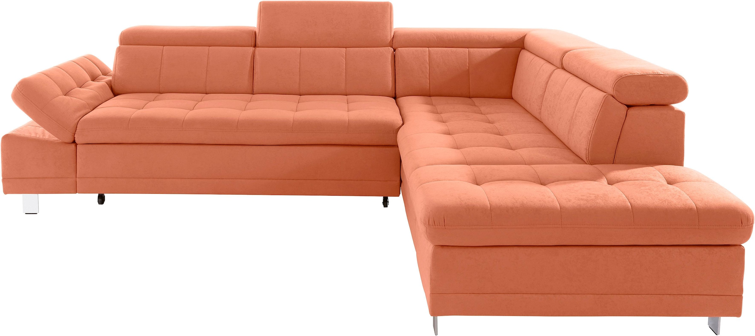 sit&more Ecksofa »Limit L-Form«, wahlweise mit Bettfunktion und Bettkasten