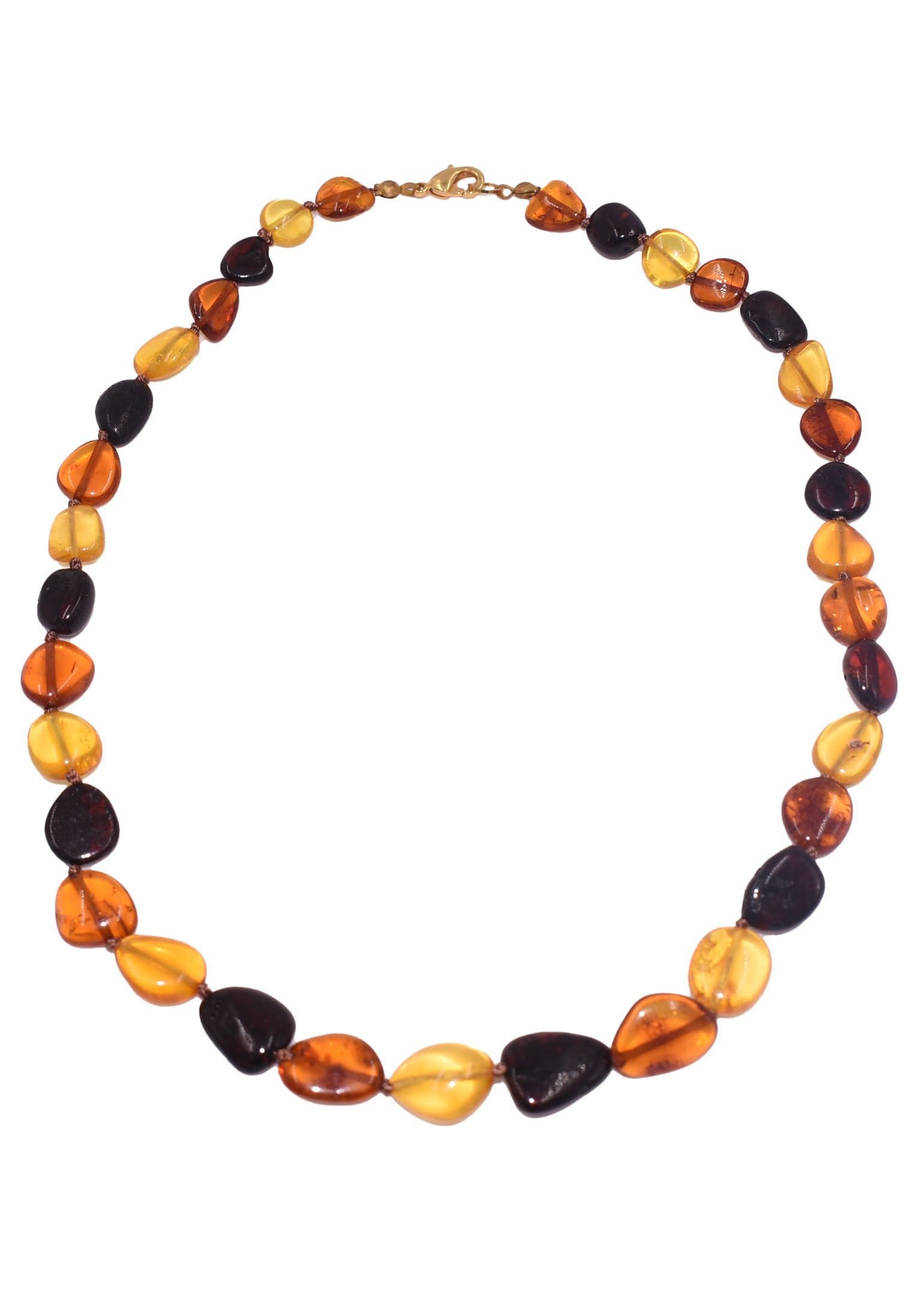 Firetti Collier »Schmuck Geschenk Halsschmuck Halskette Farbstein Edelstein Bernstein«, Made in Germany - mit Bernstein