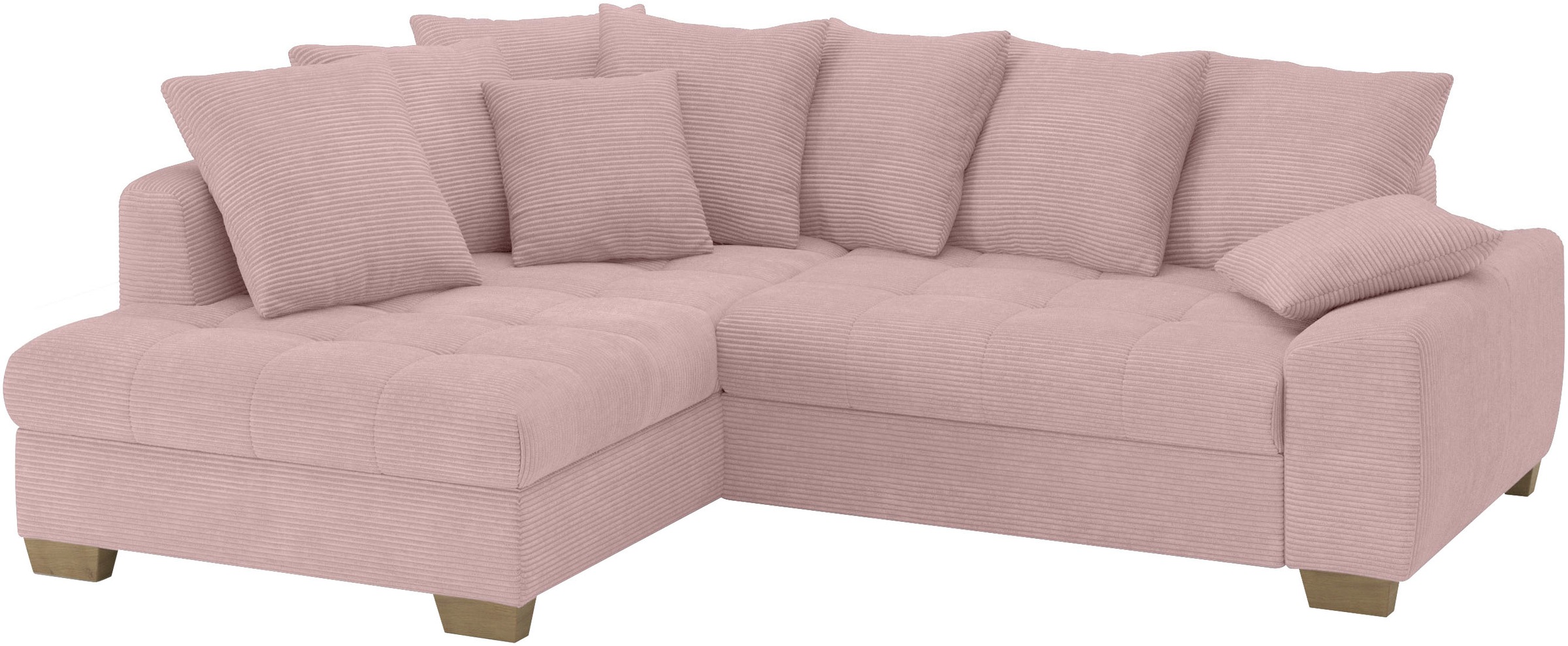 Mr. Couch Ecksofa »Nikita II, L-Form«, Wahlweise mit Bettfunktion, Bettkast günstig online kaufen