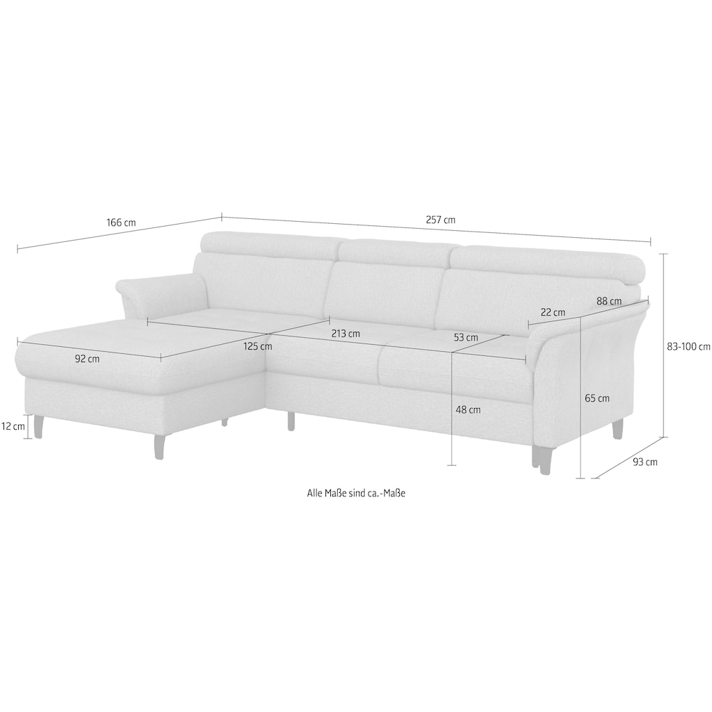 sit&more Ecksofa »Marano«