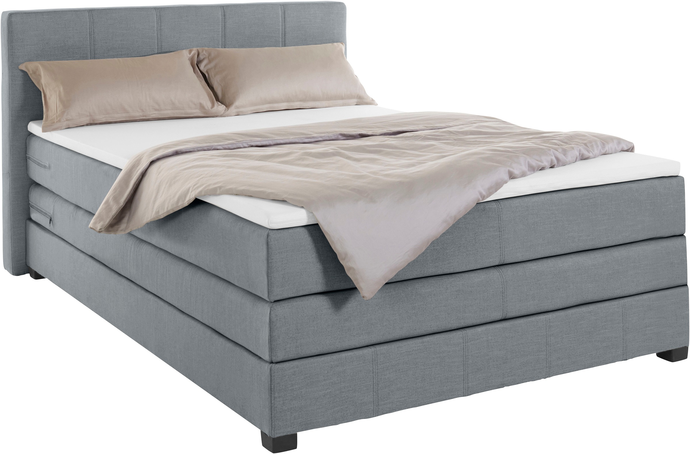 OTTO products Boxspringbett »Peetu«, Taschenfederkern-Matratze, in 4 Breite günstig online kaufen
