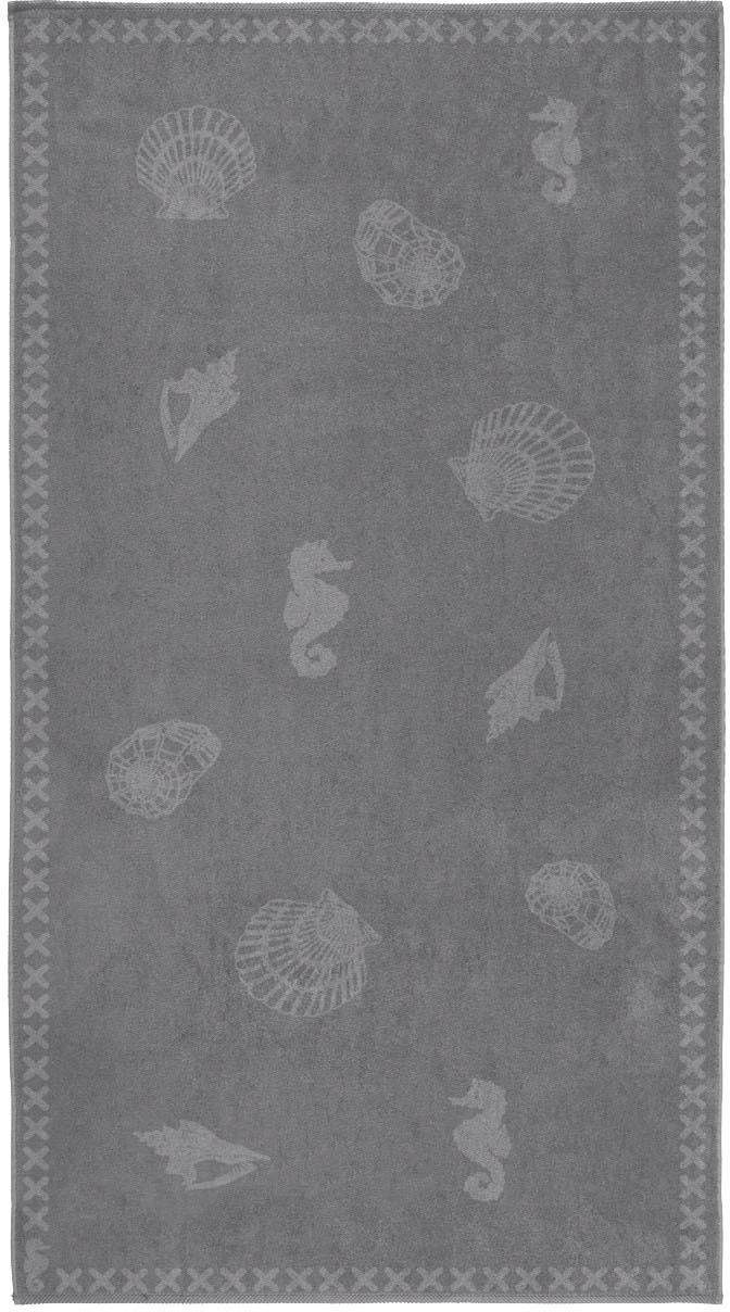 Seahorse Strandtuch »Shells«, (1 St.), 100x200, extra groß, für Sauna und P günstig online kaufen