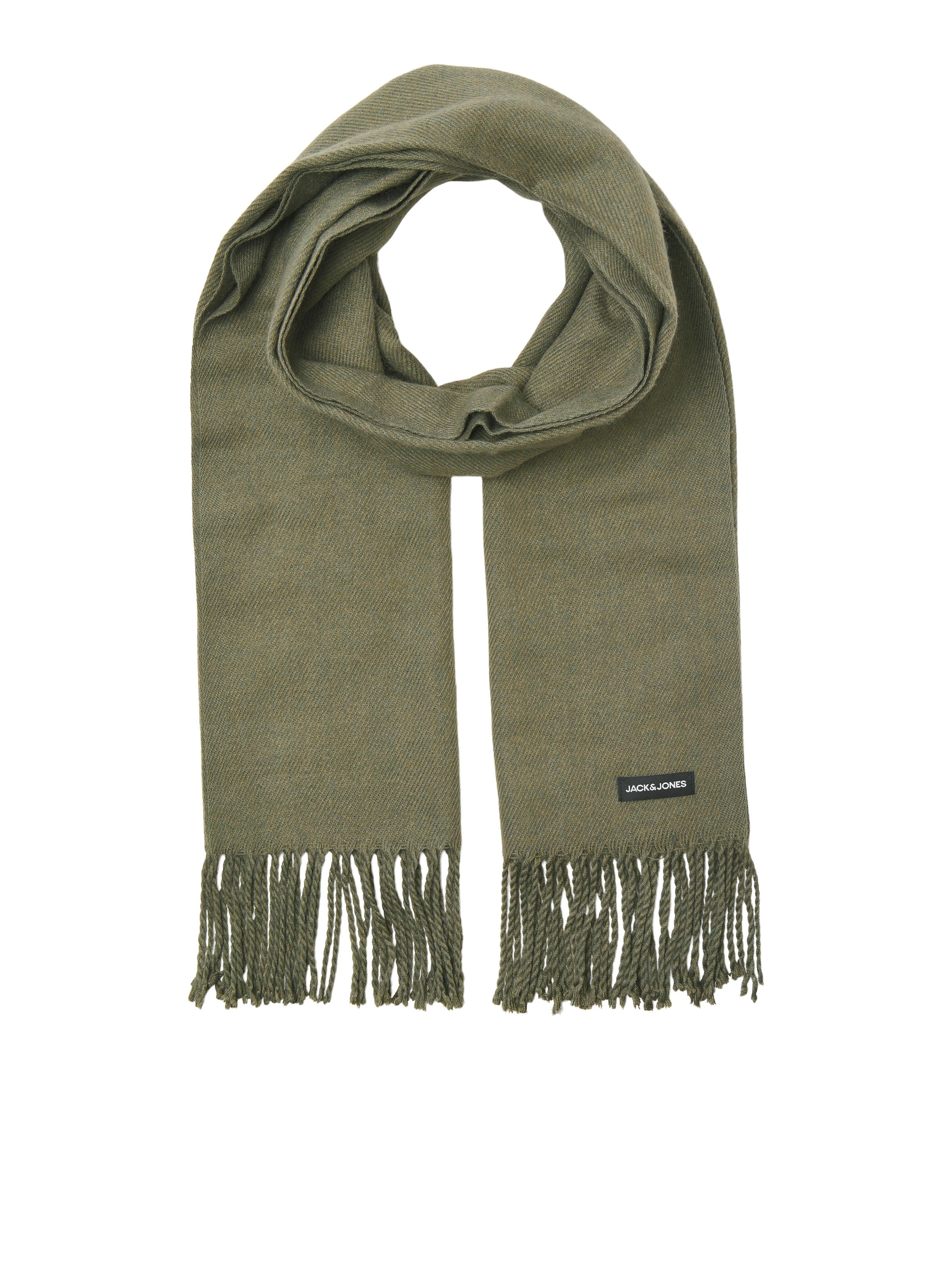 JACK & JONES Strickschal »JACSOLID WOVEN SCARF NOOS« Dusty Olive