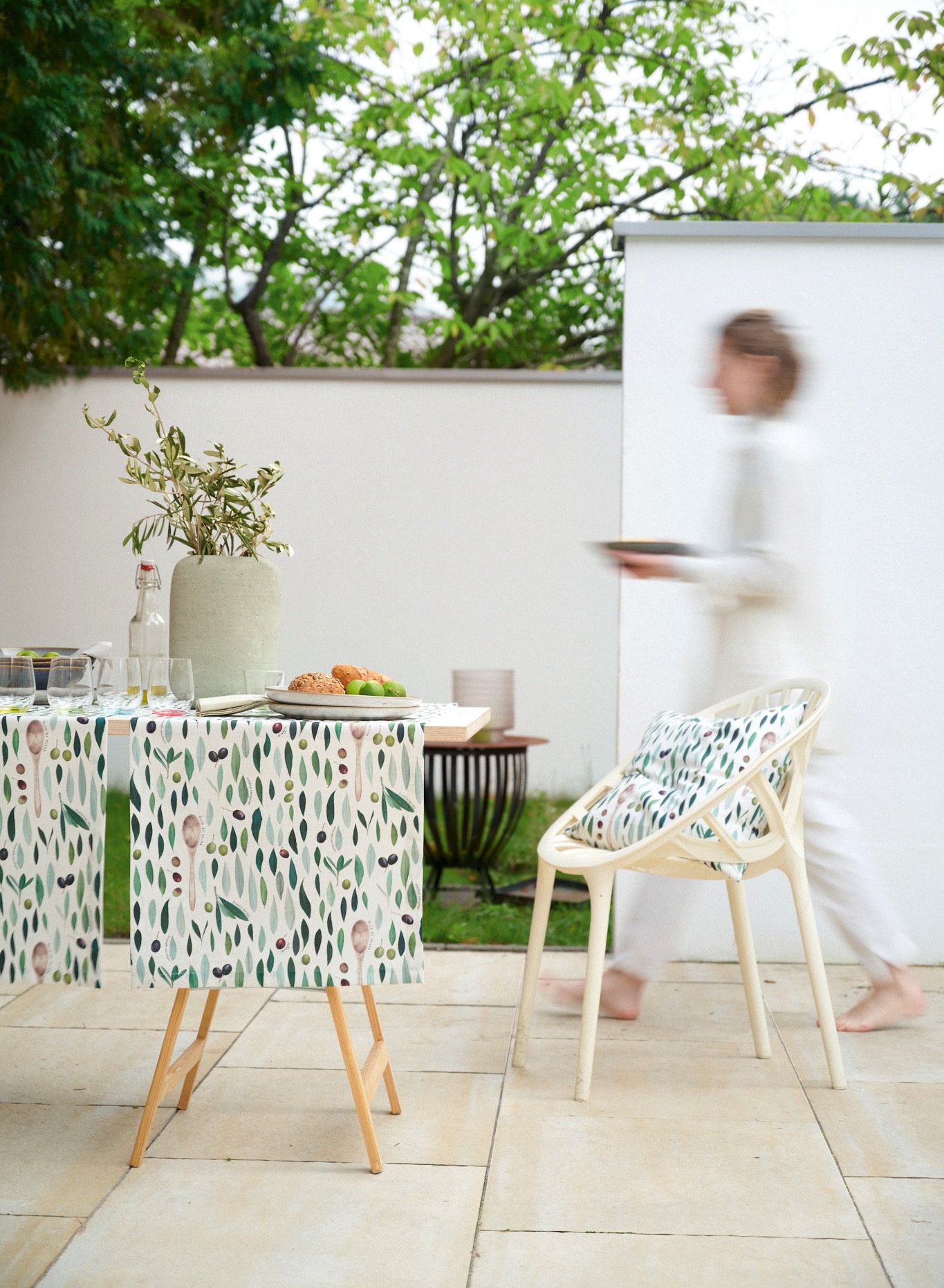 APELT Kissenbezüge »7007« Olivendesign als all-over