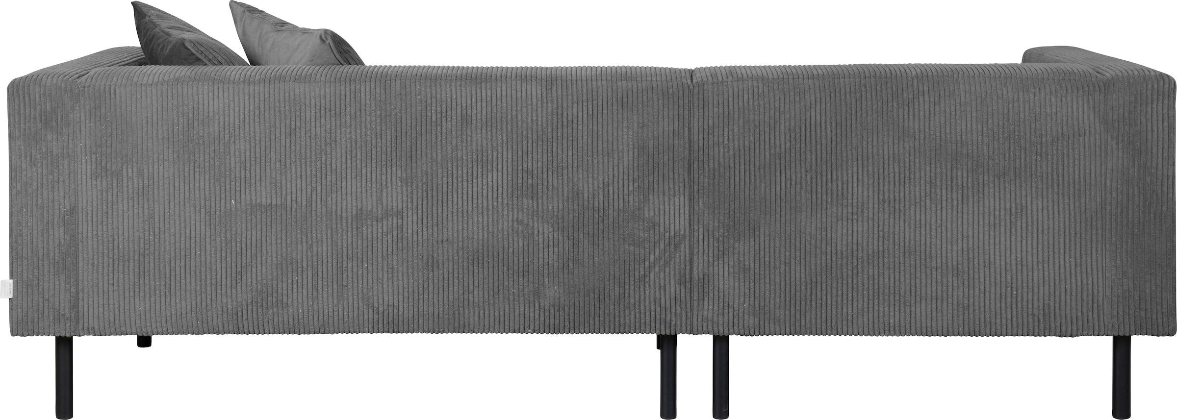Guido Maria Kretschmer Home&Living Ecksofa »Lillibeth L-Form Designsofa, Maße B/T/H: 240/173/83 cm«, Zierkissen als Wendekissen, in Samtoptik oder Cord