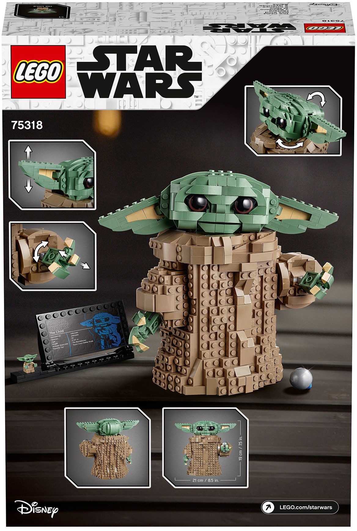LEGO® Konstruktionsspielsteine »Das Kind (75318), LEGO® Star Wars™«, (1073 St.), Made in Europe