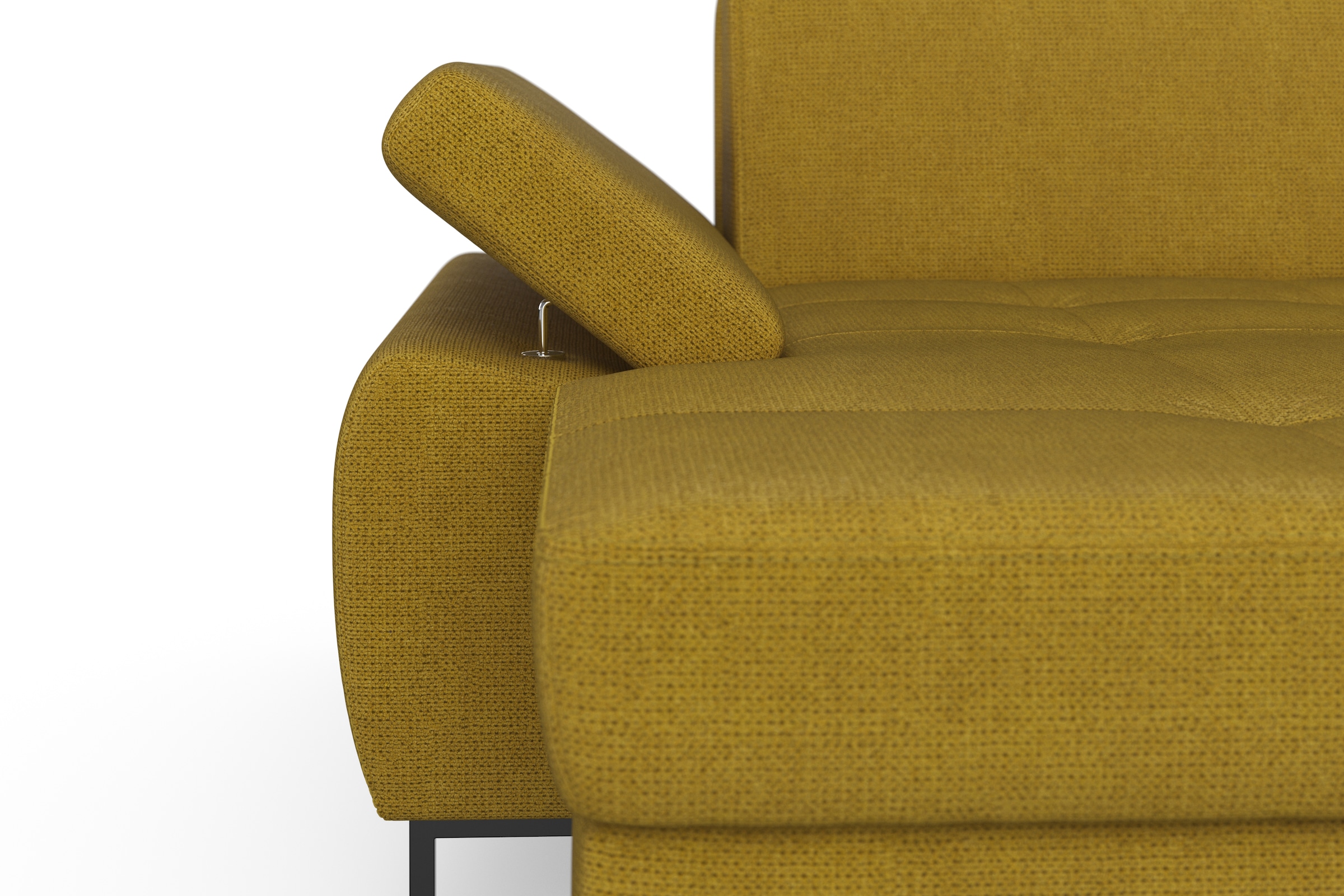 DOMO collection Wohnlandschaft »Capelo U-Form«, mit Armteilverstellung, wahlweise mit Bettfunktion, Federkern