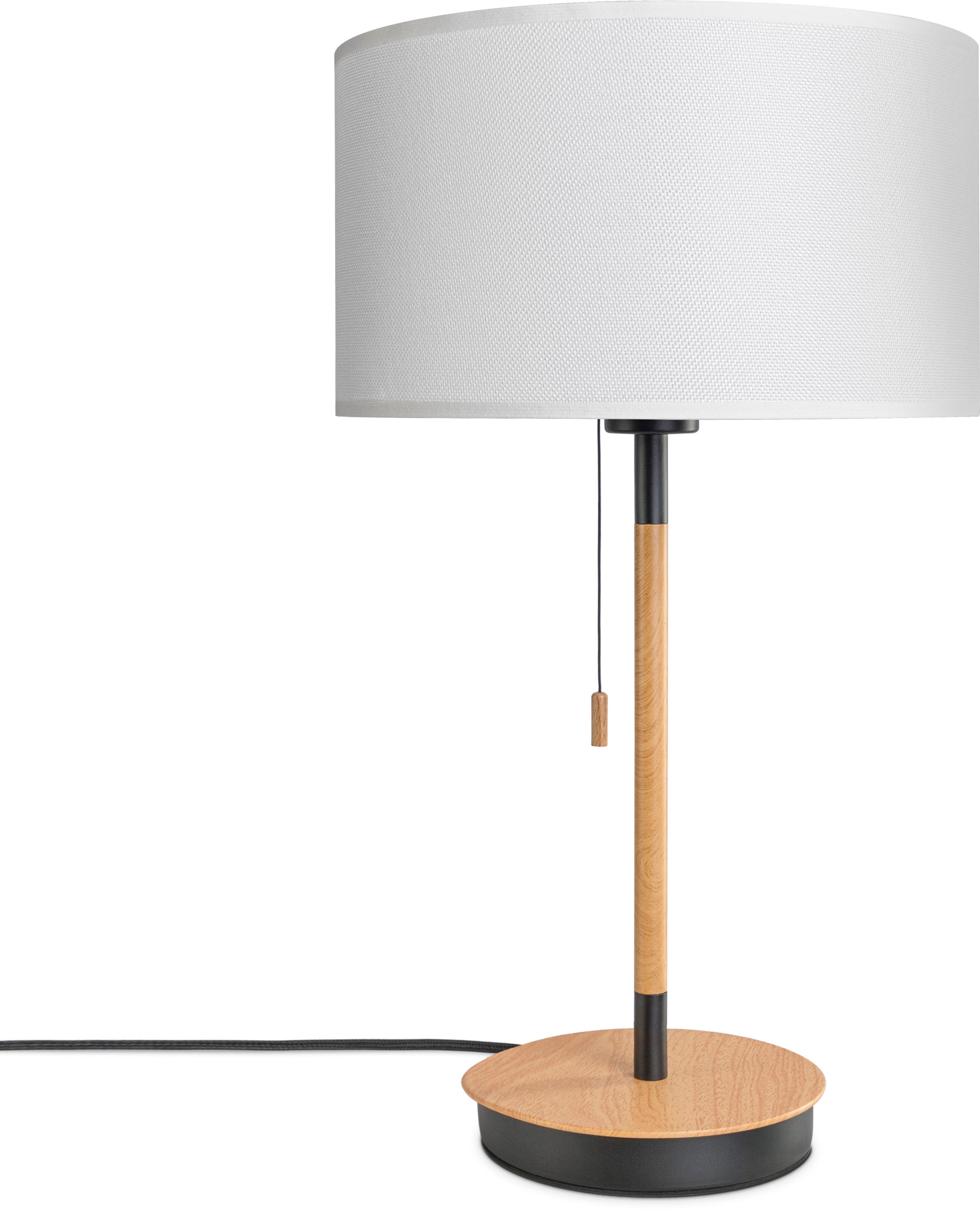 Paco Home Tischleuchte »EKO CANVAS UNI COLOR«, Leuchtmittel E27   ohne Leuc günstig online kaufen
