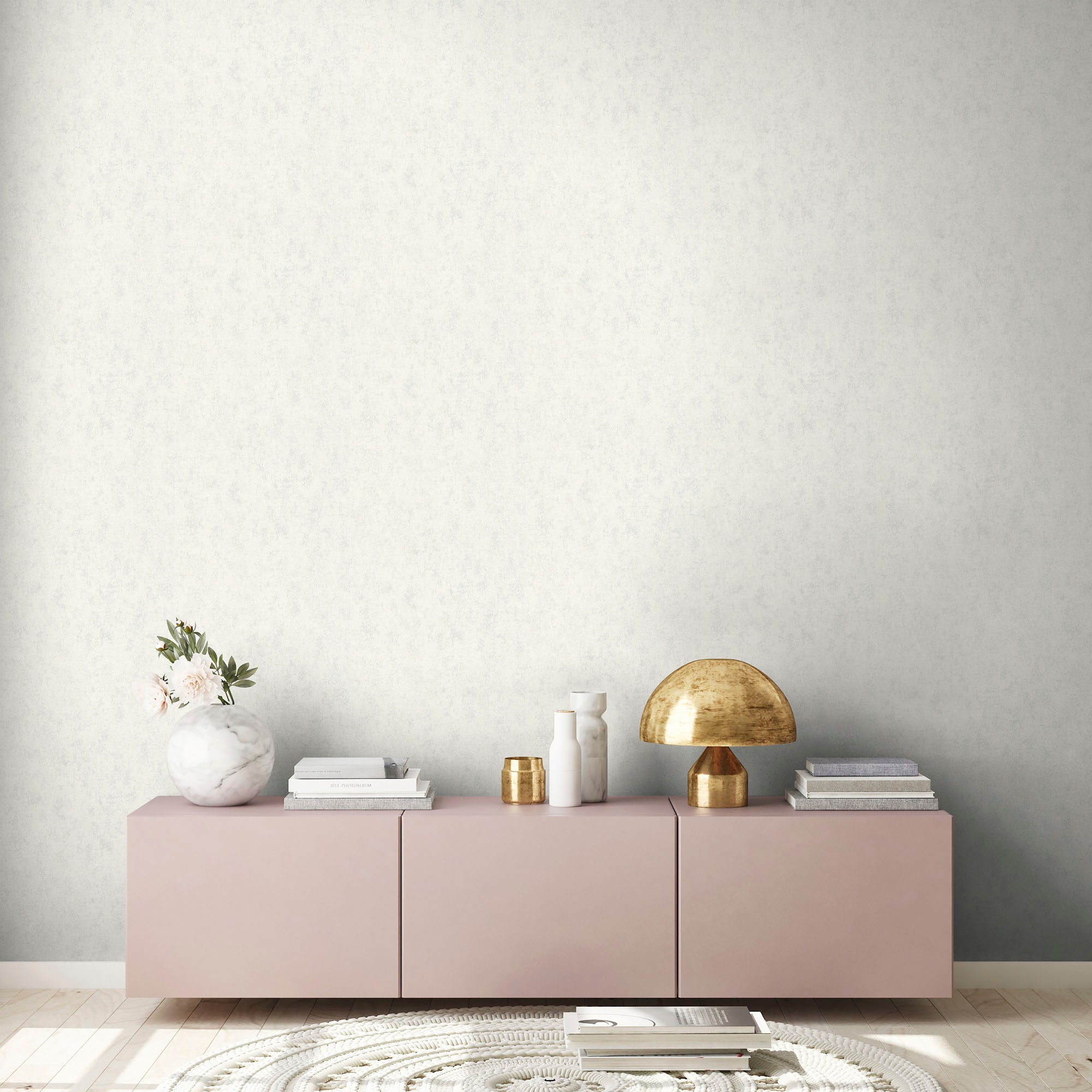 A.S. Création Vliestapete »Hygge«, unifarben-Ton-in-Ton-einfarbig, Tapete einfarbig Tapete Uni Tapeten Wohnzimmer Schlafzimmer Küche Flur