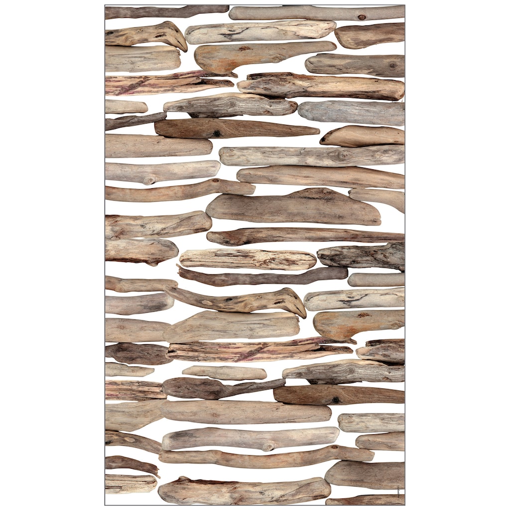 MySpotti Fensterfolie »Look Driftwood«, halbtransparent, glattstatisch haftend