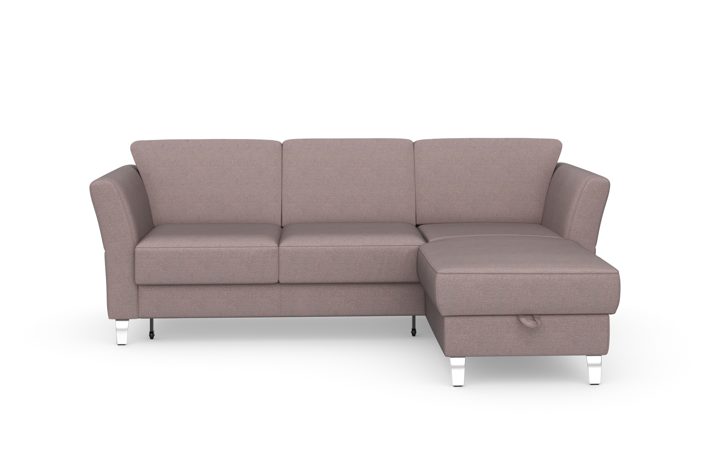 sit&more Ecksofa "Visby L-Form", wahlweise mit Bettfunktion und Bettkasten, günstig online kaufen