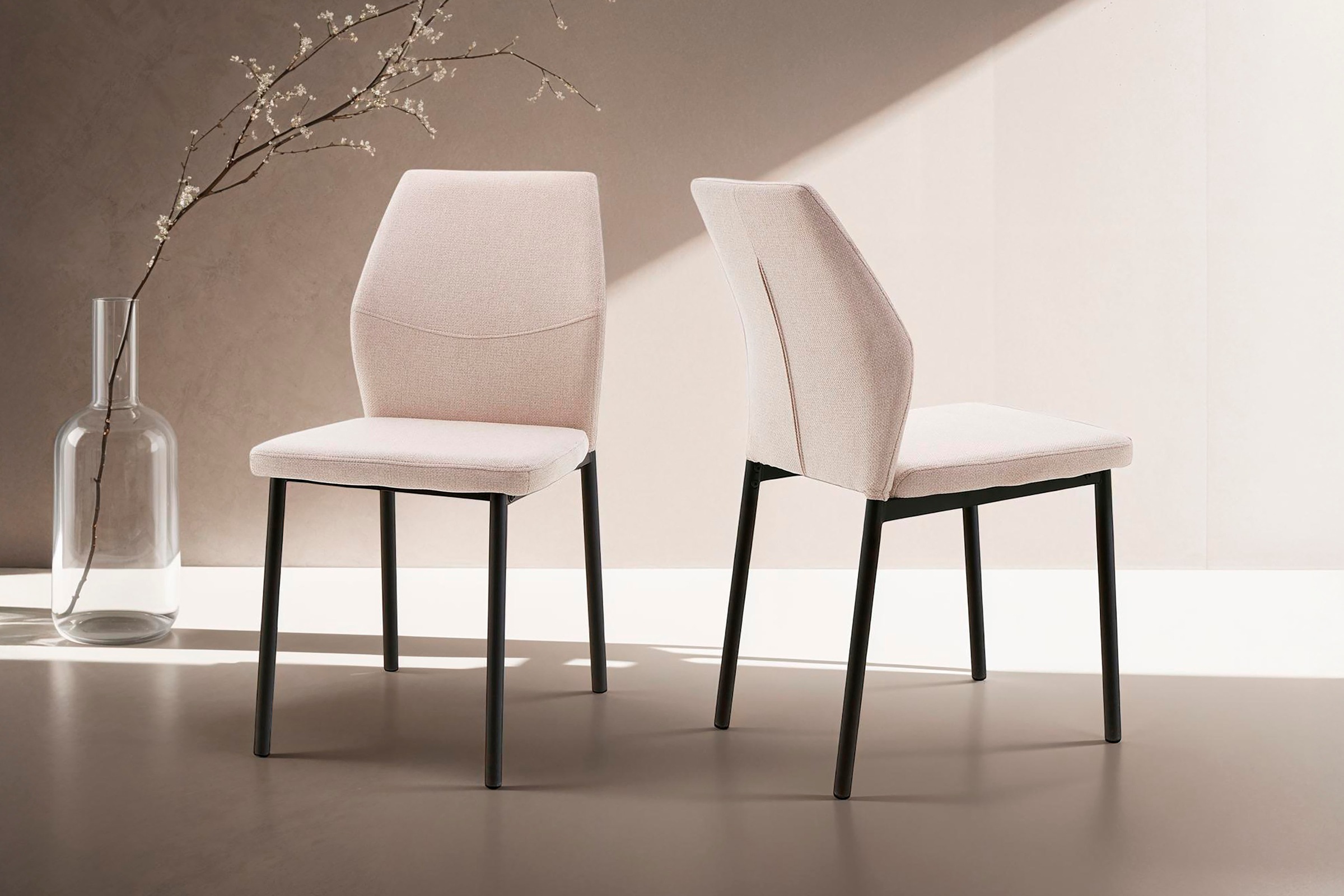 Home affaire Esszimmerstuhl »Lumos«, (Set), 4 St., Webstoff, Webstoff in vi günstig online kaufen