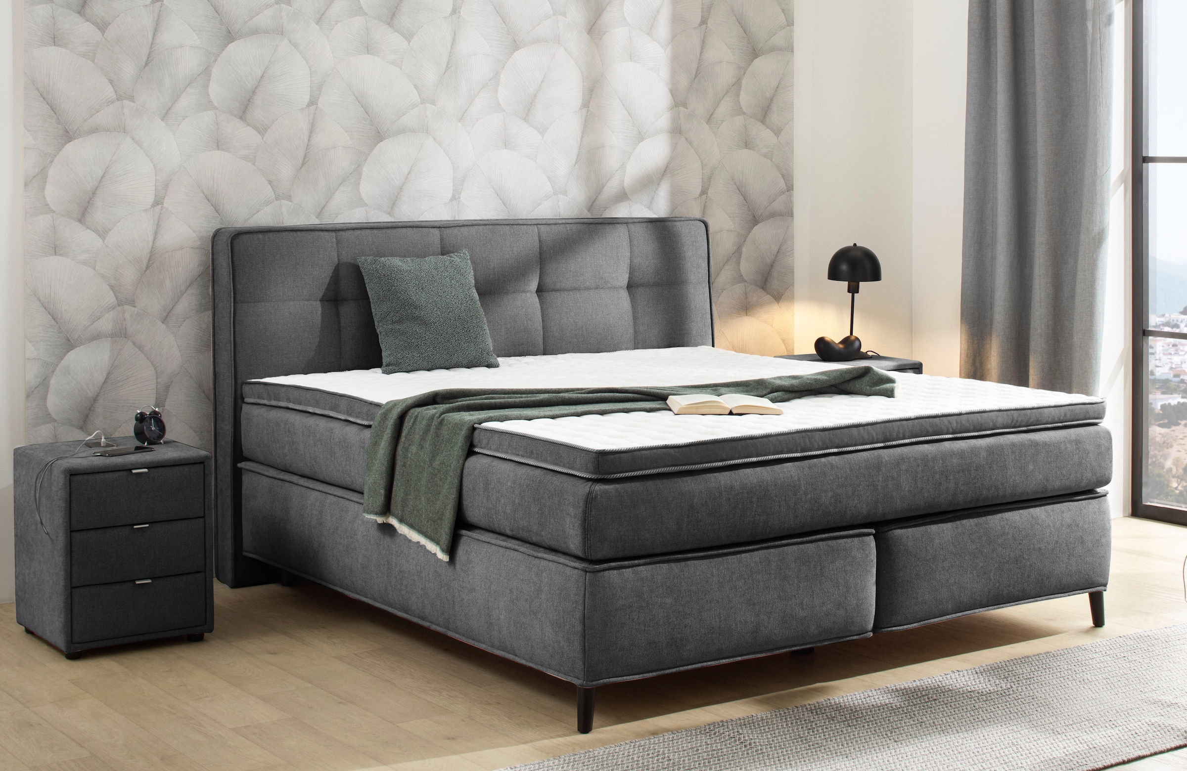 Jockenhöfer Gruppe Boxspringbett »Capello, 7-Zonen-TTFK-Matratze« günstig online kaufen