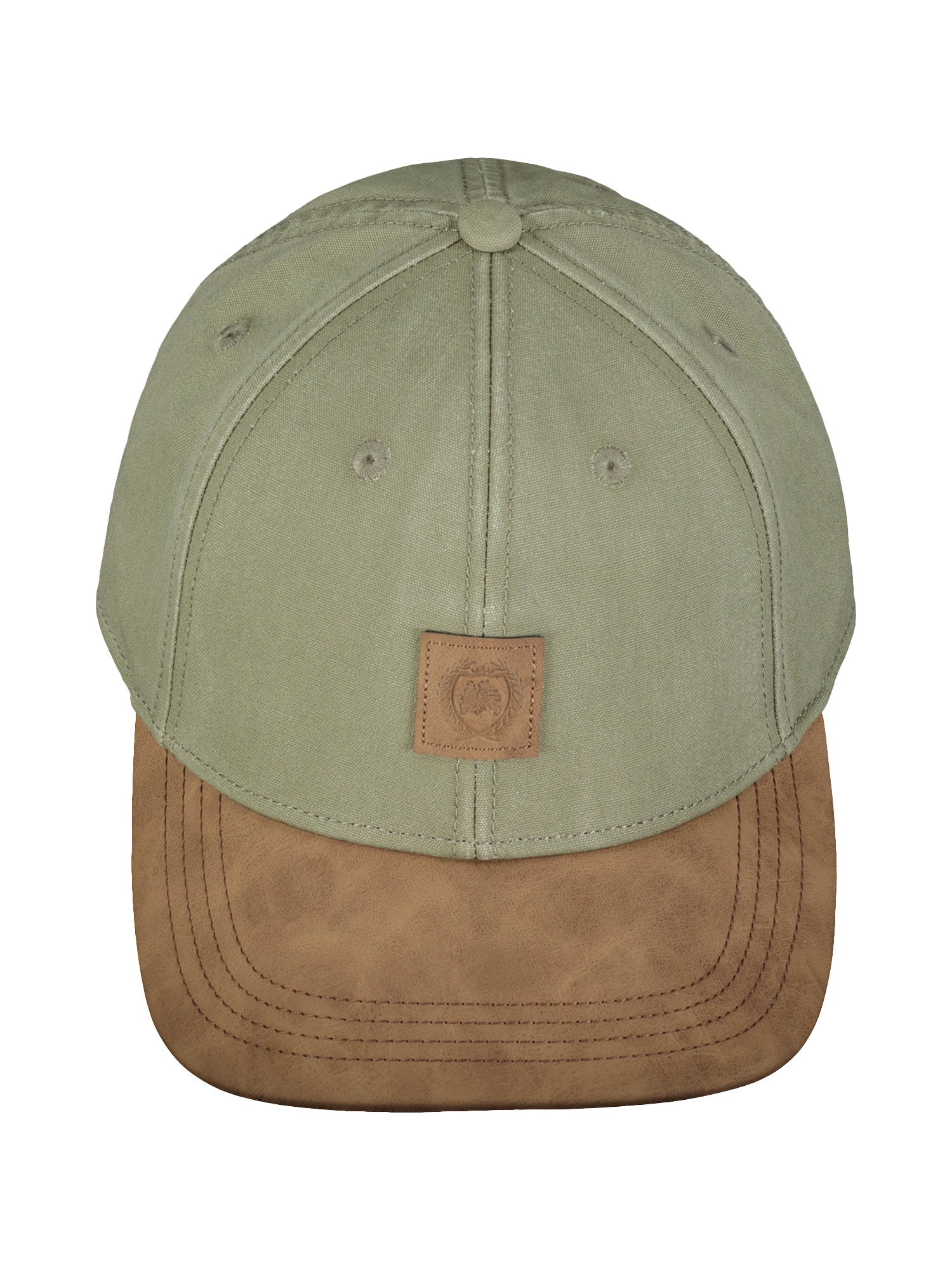 LERROS Baseball Cap »LERROS Basecap aus Canvas, mit Kunstlederschirm«