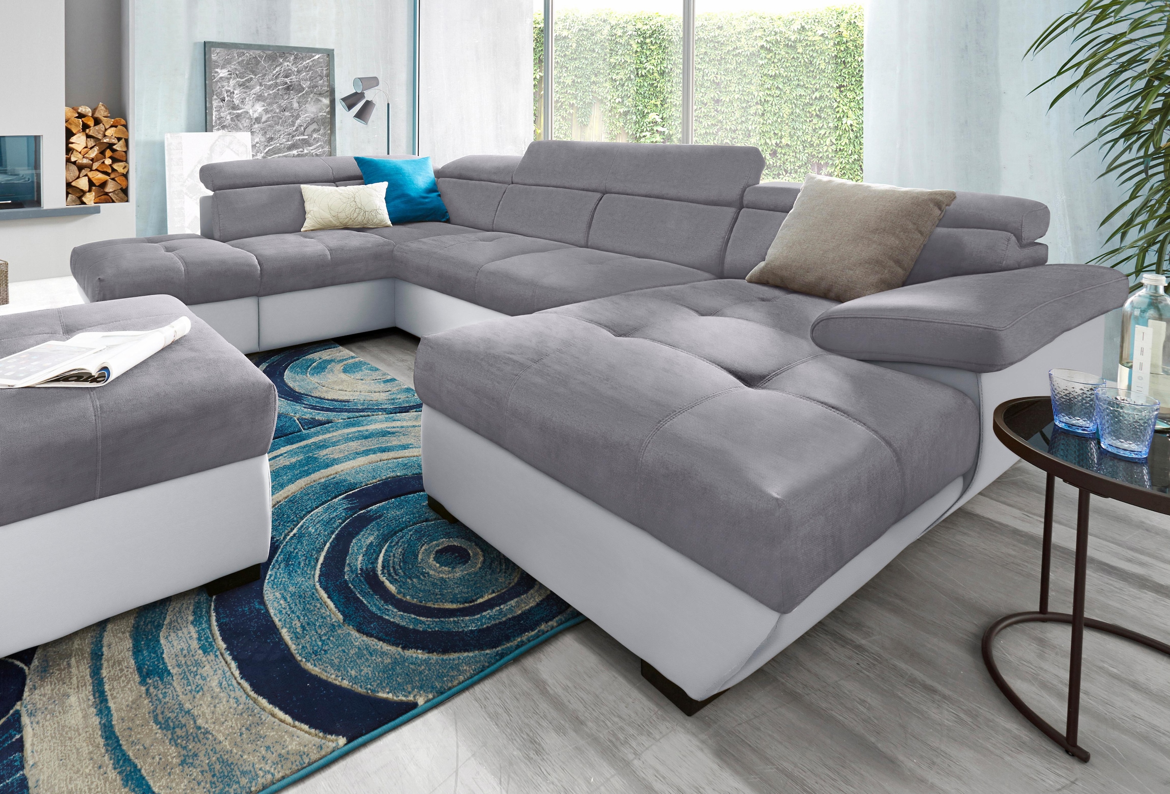 COTTA Wohnlandschaft "Speedway U-Form" mit Kopfteilverstellung, wahlweise m günstig online kaufen