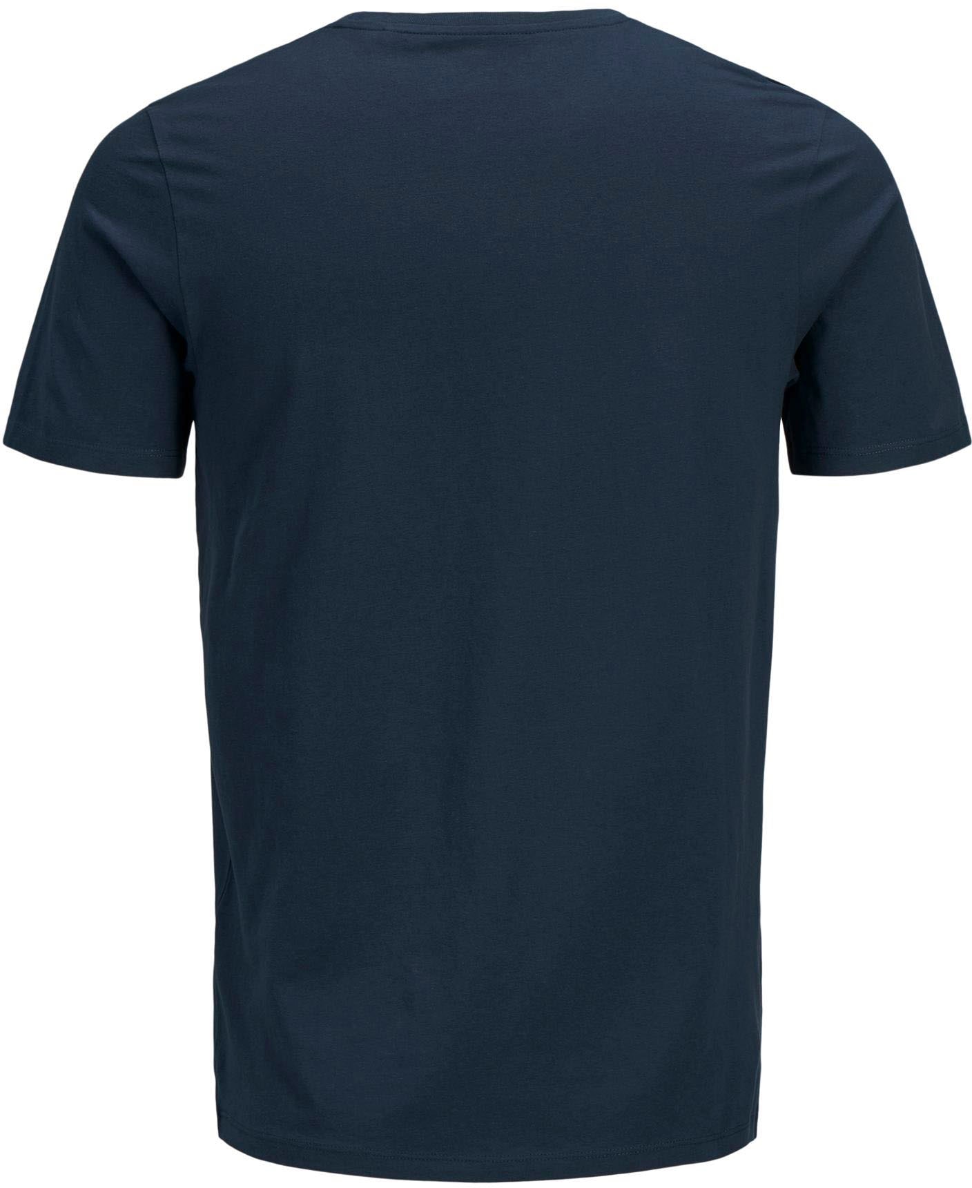 Jack & Jones T-Shirt »JJECORP   mit Print, vielseitig kombinierbar für den Alltag« Logodruck, modisch, regular fit, Baumwolle, Rundhals