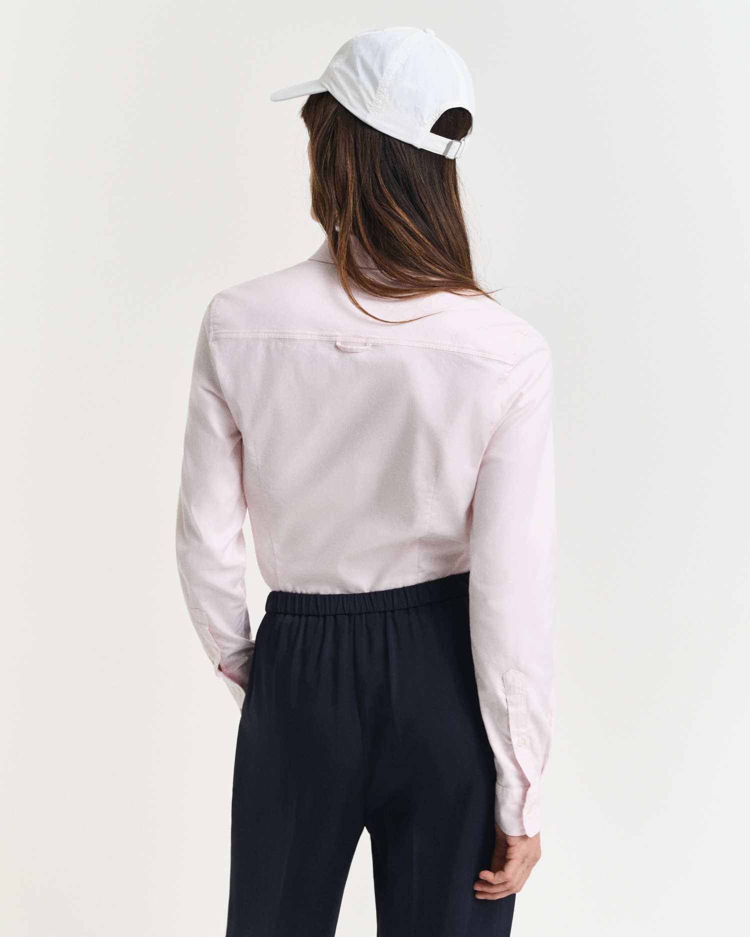 Gant Langarmbluse »New Slim Stretch Oxford Blouse« für bequemen Sitz u. Bewegungsfreiheit, New Slim Stretch, bügelfrei