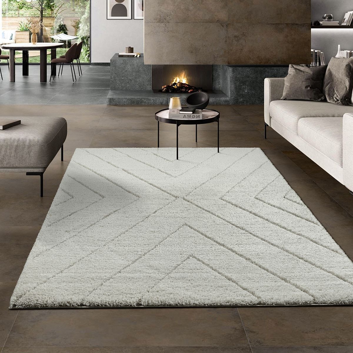 the carpet Teppich »Bahar Shaggy«, rechteckig, 30 mm Höhe, Shaggy eleganter günstig online kaufen