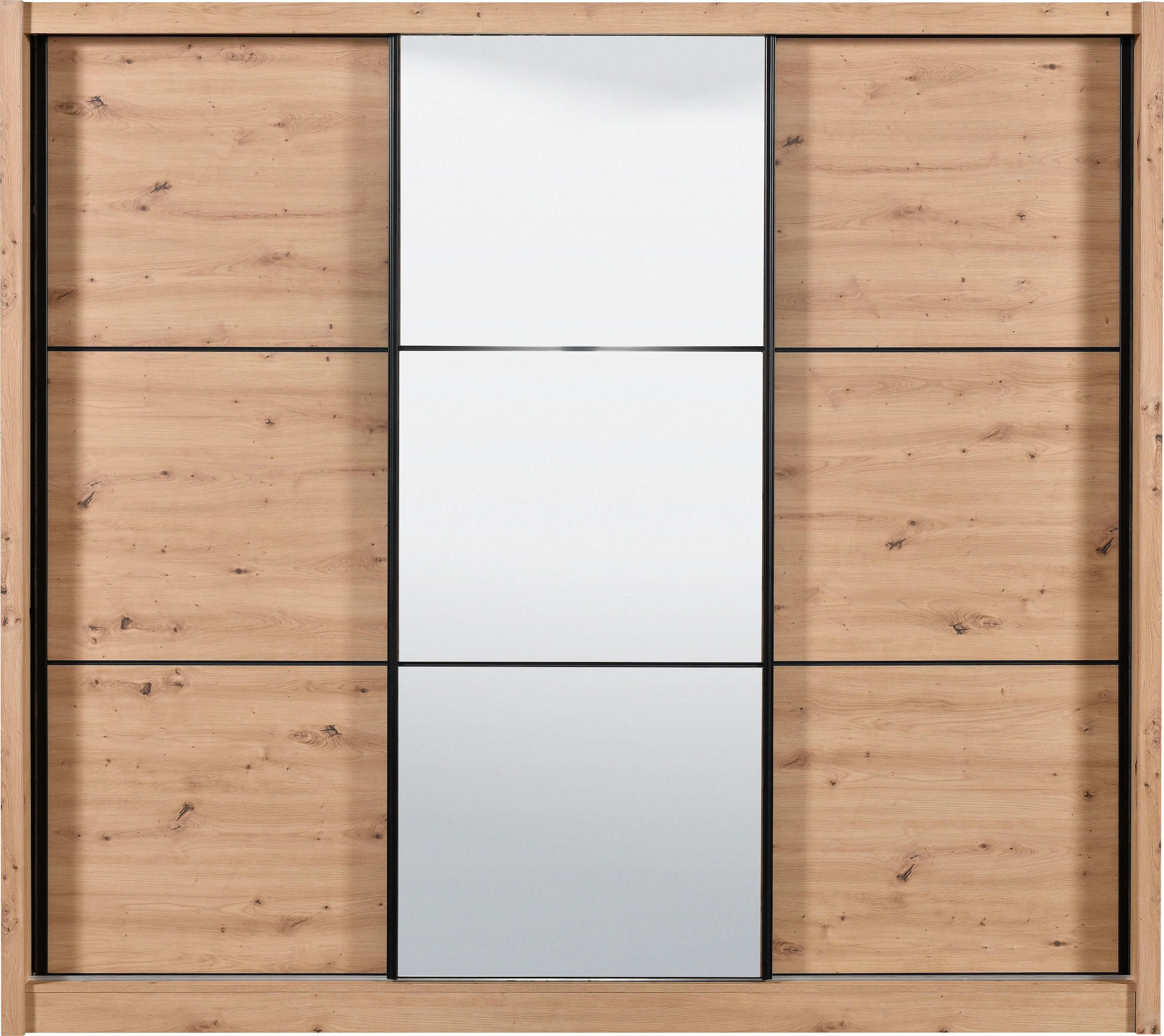 INOSIGN Schwebetürenschrank »Navara«, mit kaufen Spiegel online Einlegeböden und zusätzlichen