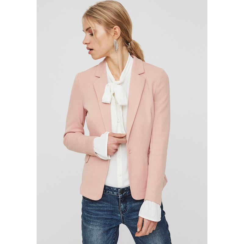 VERO MODA Jerseyblazer »VMJULIA LS BLAZER JRS NOOS« mit Knopfleiste misty rose 34 (XS) 34 (XS) Blazer von Vero Moda