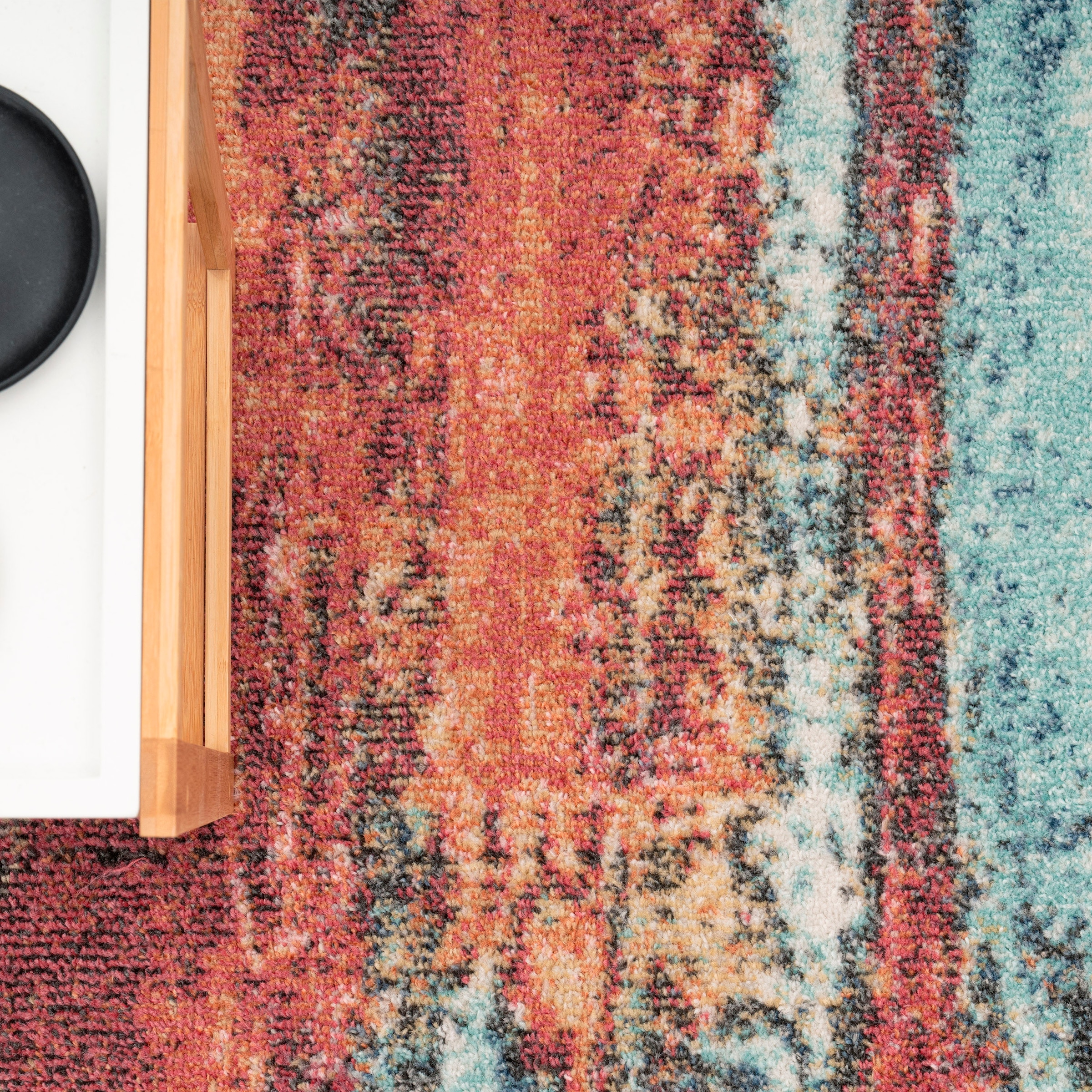 Paco Home Teppich »Ryan 933«, rechteckig, 12 mm Höhe, Kurzflor, modernes abstraktes Design, Wohnzimmer, Schlafzimmer