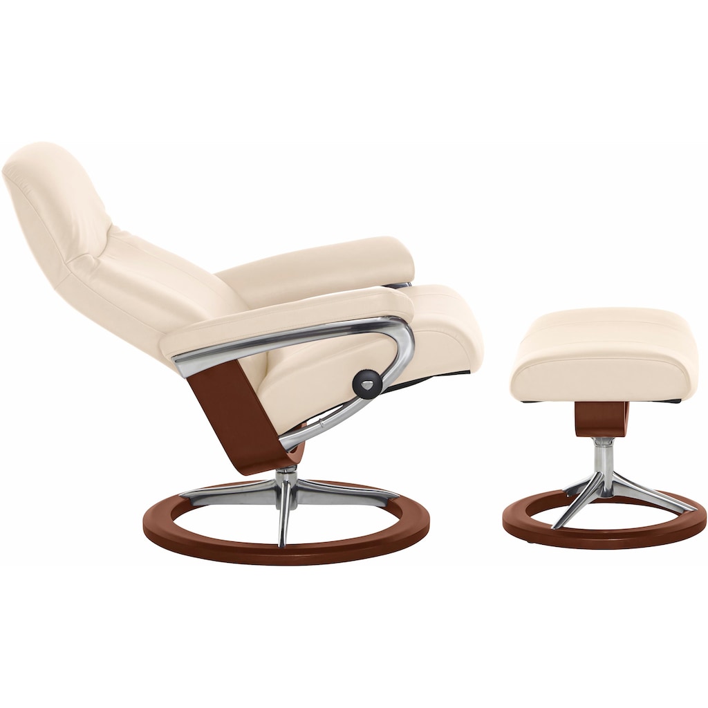 Stressless® Relaxsessel »Garda«, (Set, Relaxsessel mit Hocker)