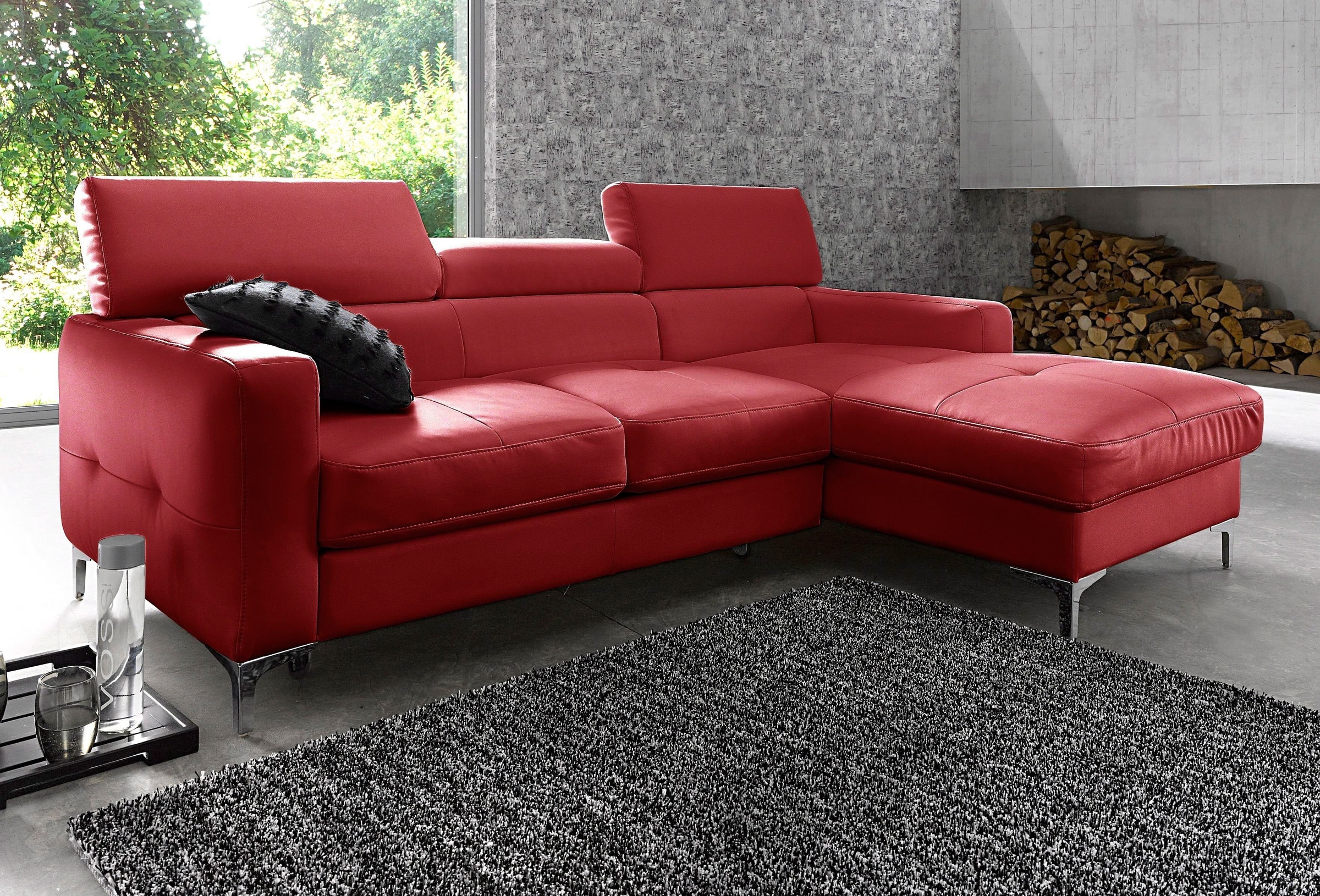 COTTA Polstergarnitur »Sammy L-Form«, (Set), Set bestehend aus: Ecksofa mit günstig online kaufen