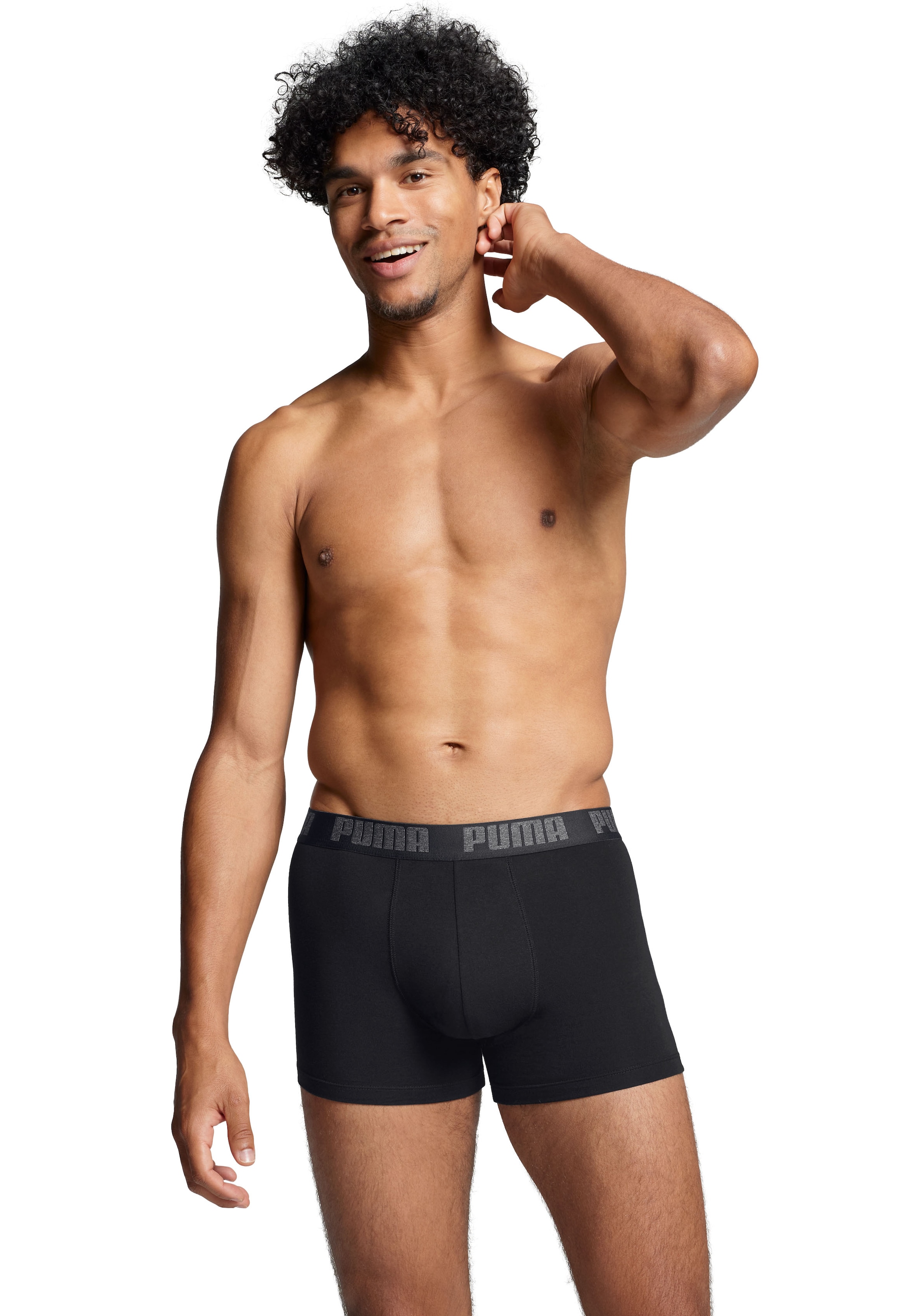 PUMA Boxershorts »PUMA MEN EVERYDAY BOXER 6P ECOM«, (6er Pack), Elastischer Logobund, Stretchmaterial, ohne Eingriff