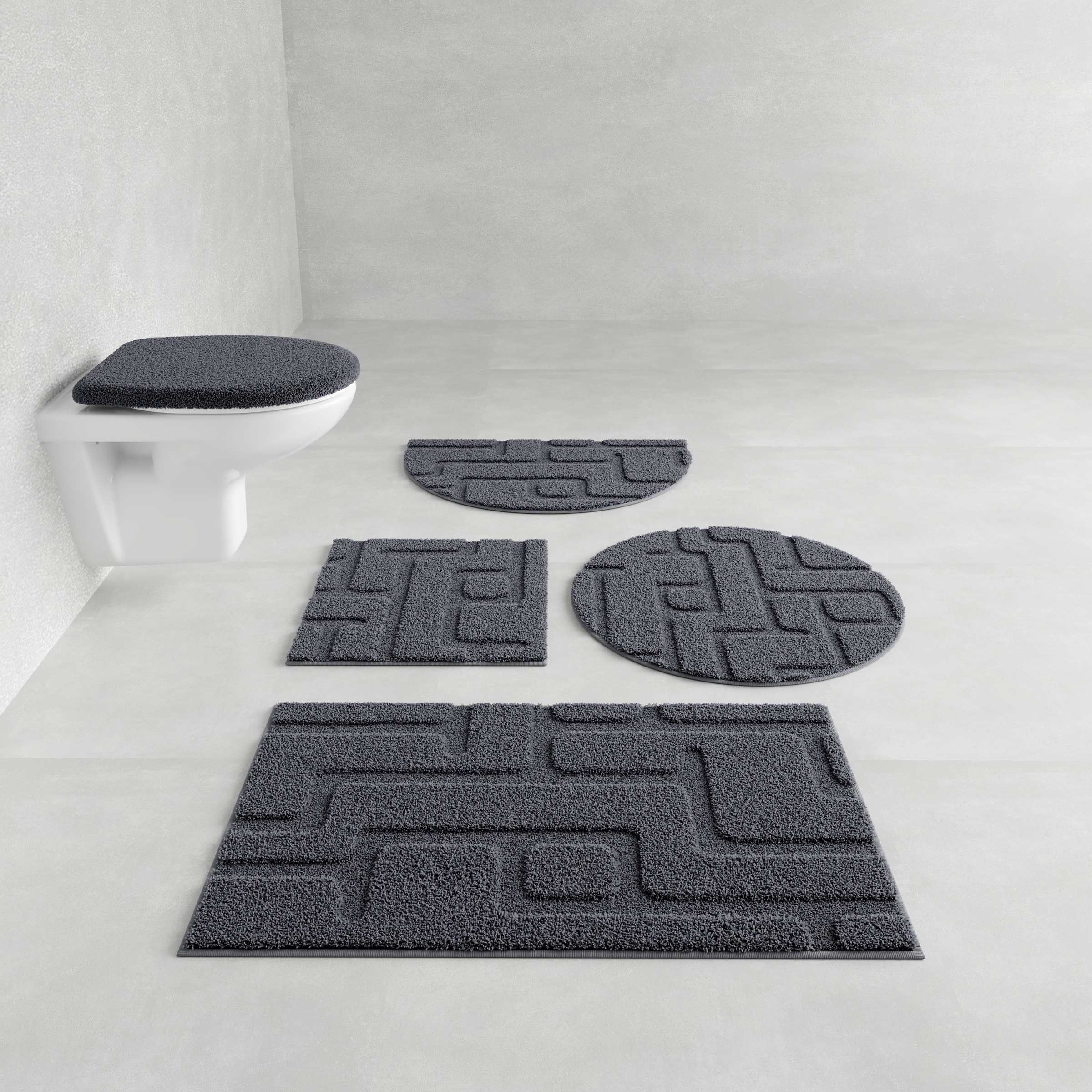 Grund Badematte »Riana, Badvorleger, Badezimmer Teppich, sehr weich« Höhe 2 günstig online kaufen