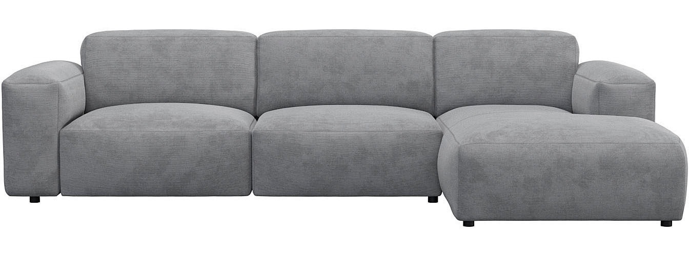 FLEXLUX Ecksofa »Lucera bequem und komfortabel durch hochwertigen Sitzaufba günstig online kaufen