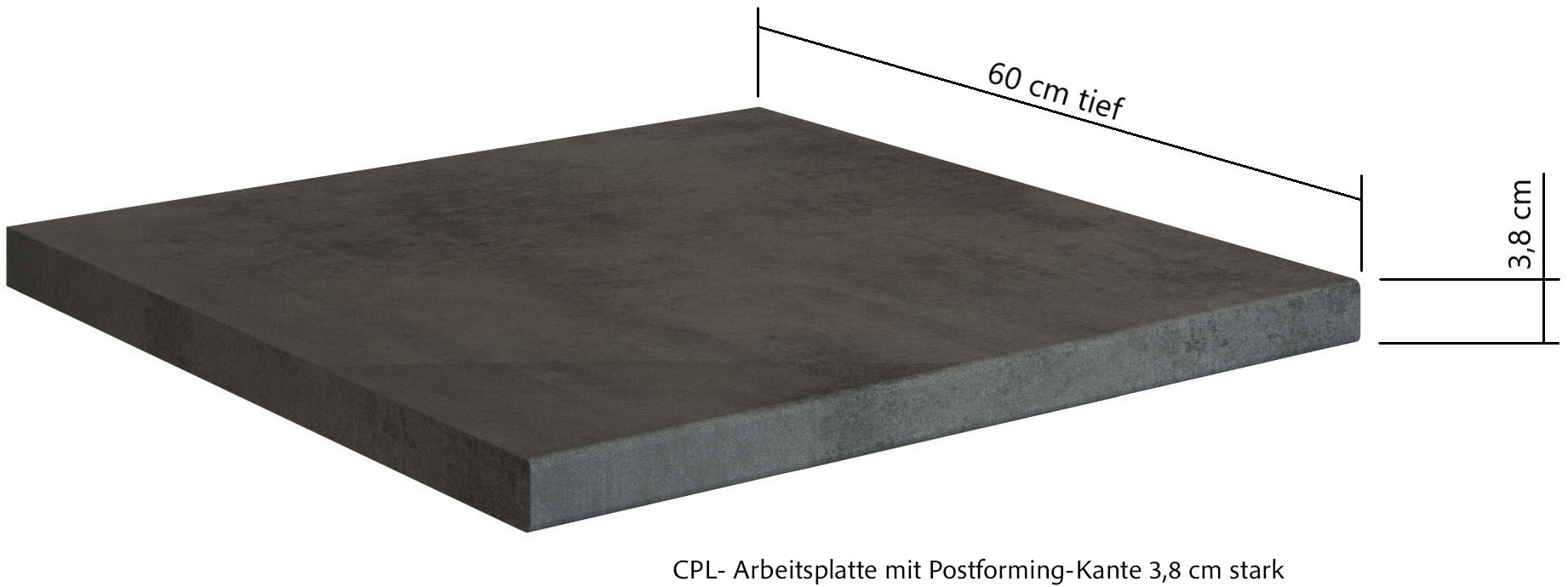 KOCHSTATION Unterschrank »KS-Lagos«, Breite 120 cm, 2 Türen, 2 Schubkästen
