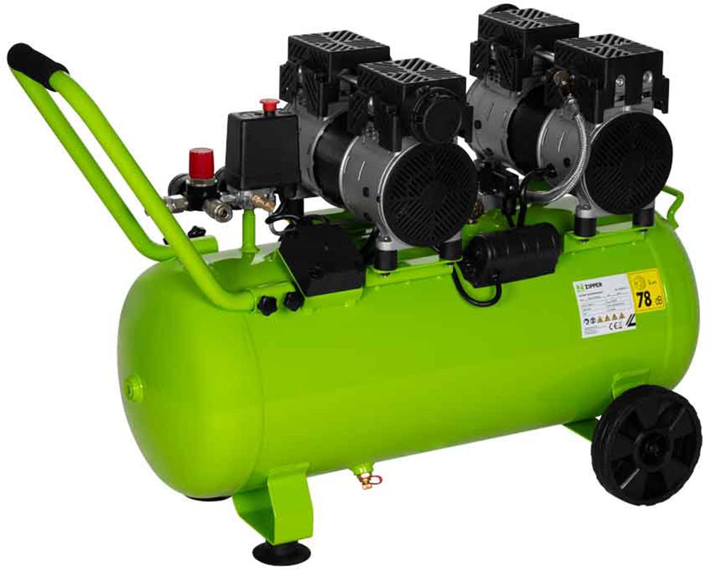ZIPPER Kompressor »ZI-COM50SI«, Kesselvolumen von 50 Liter